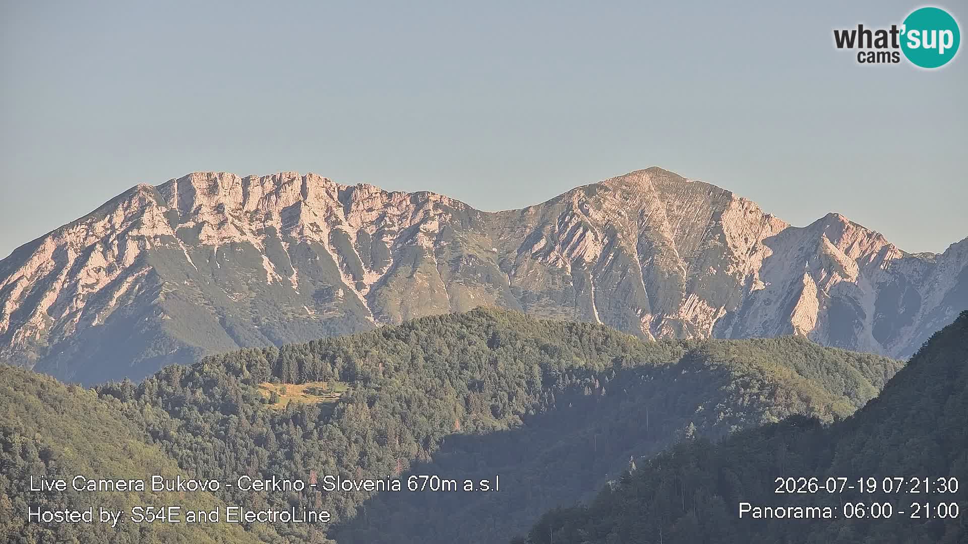 Webcam Bukovo – Baška grapa | Cerkno | Slovénie