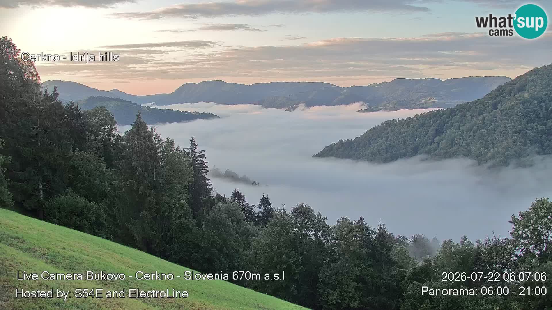 Webcam Bukovo – Baška grapa | Cerkno | Slovénie