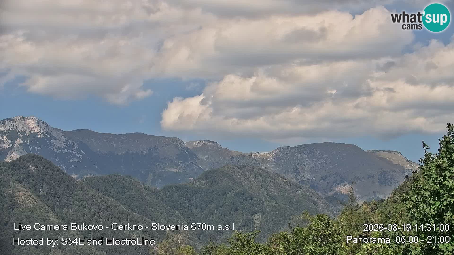 Webcam Bukovo – Baška grapa | Cerkno | Slovenia
