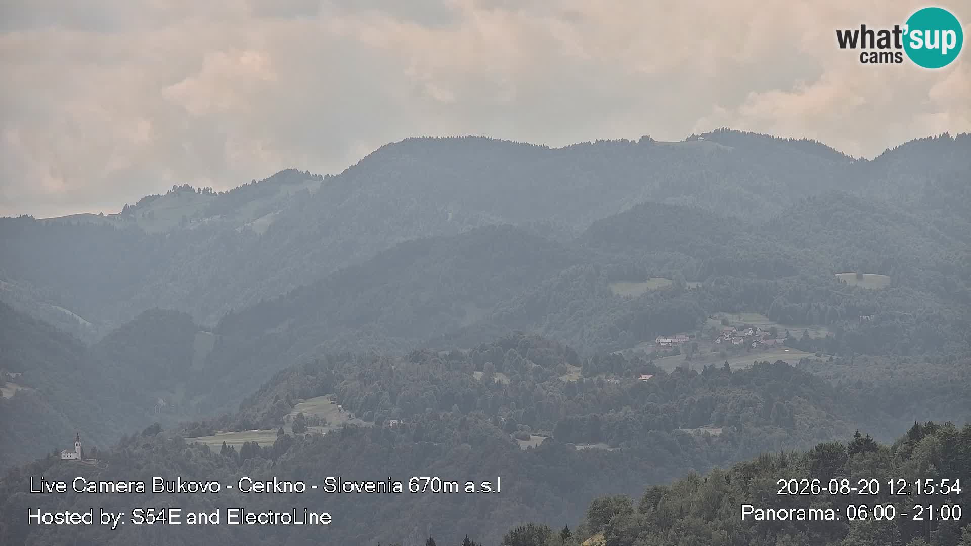 Web kamera Bukovo – Baška grapa | Cerkno | Slovenija