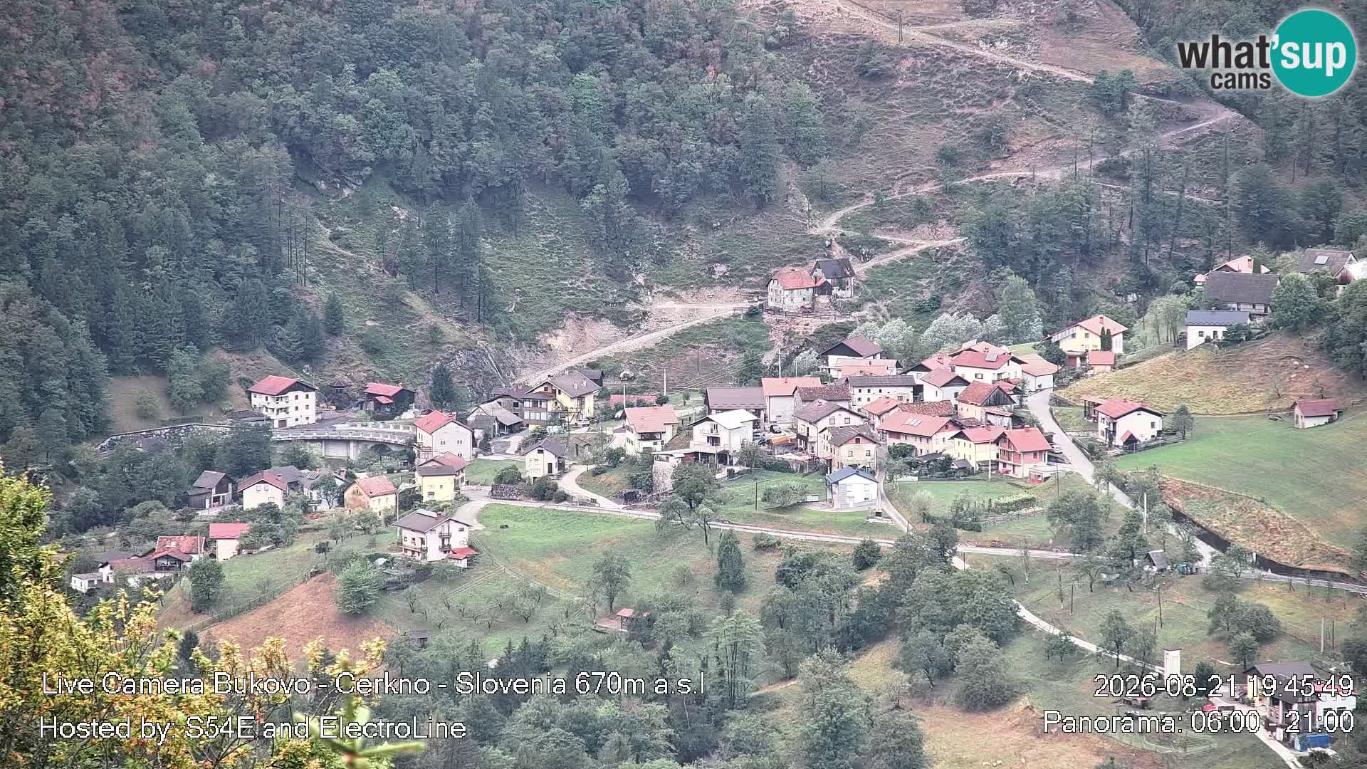Bukovo Webcam – Baška grapa | Cerkno | Slowenien