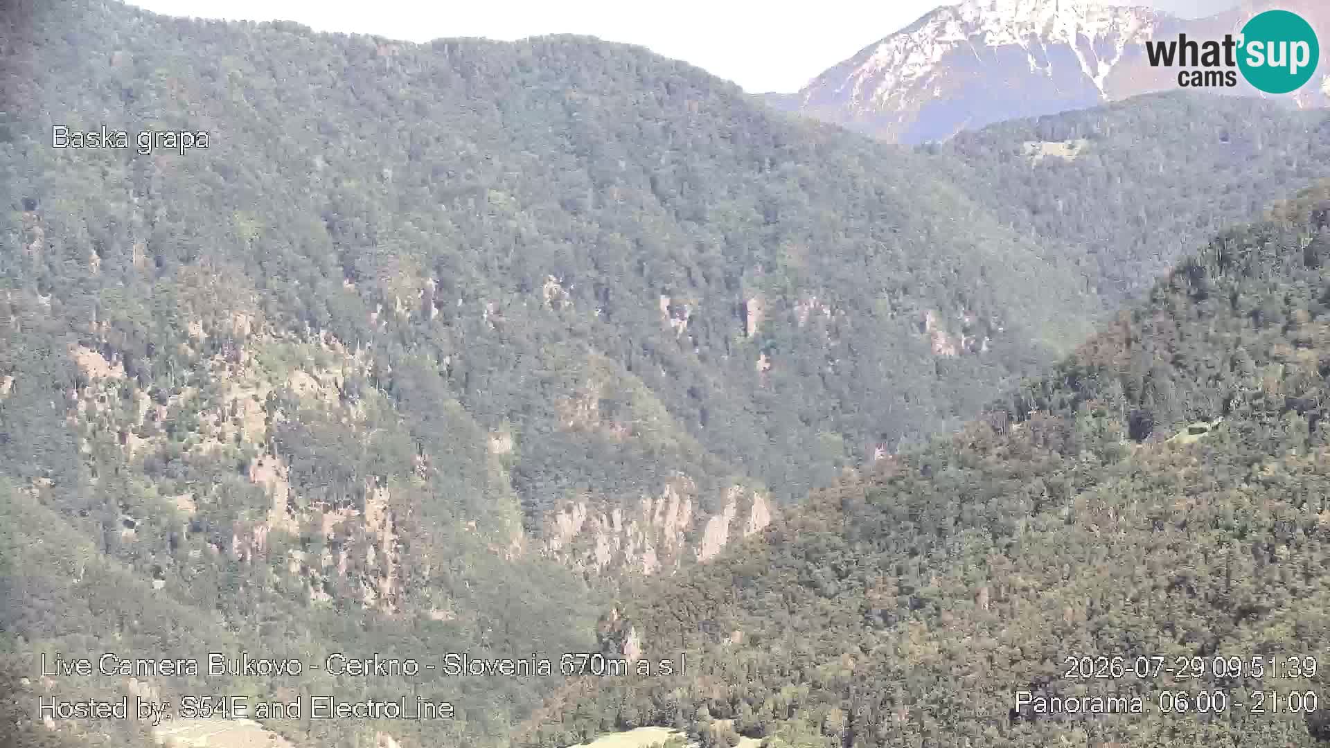 Bukovo Webcam – Baška grapa | Cerkno | Slowenien