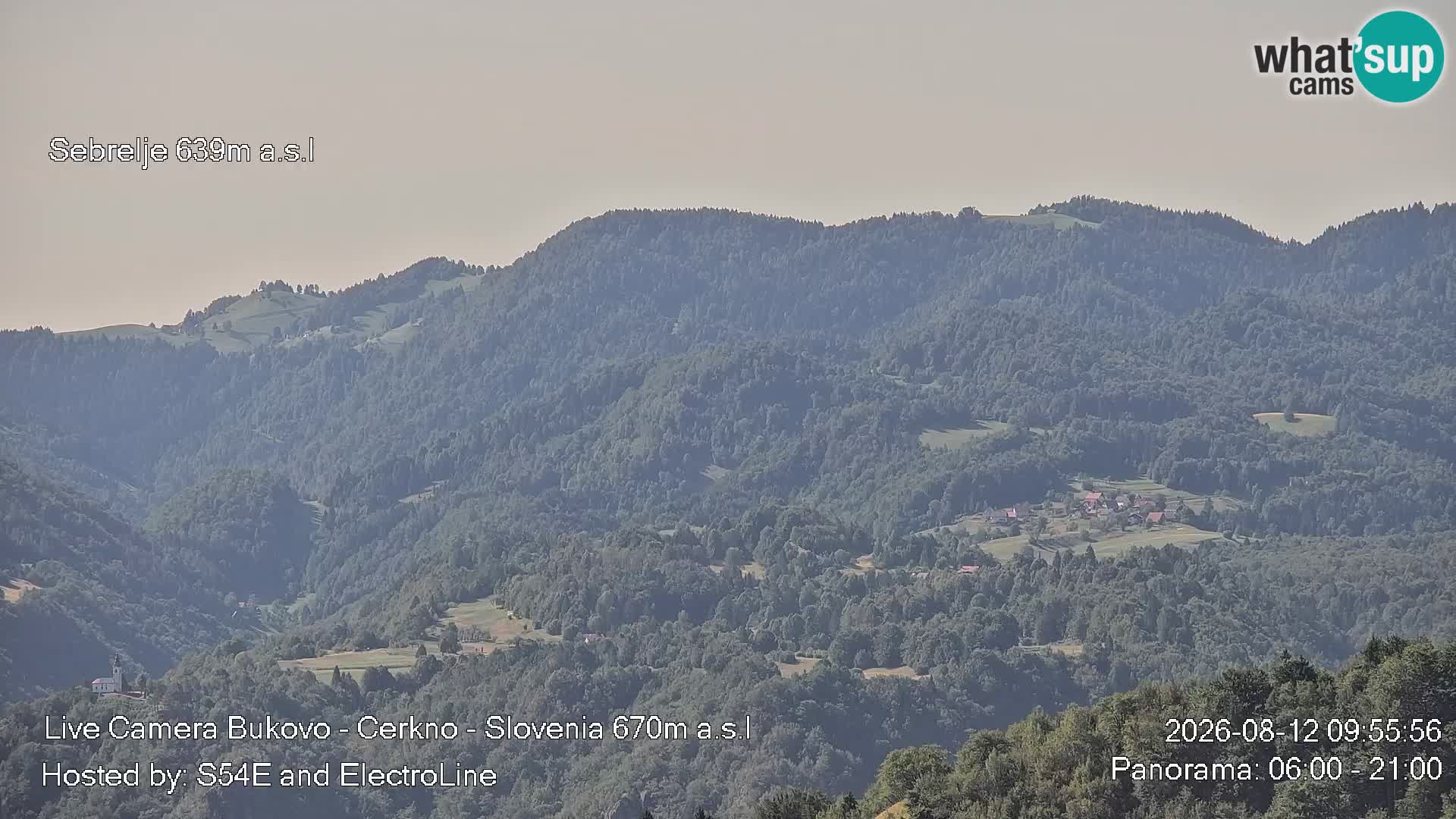 Web kamera Bukovo – Baška grapa | Cerkno | Slovenija