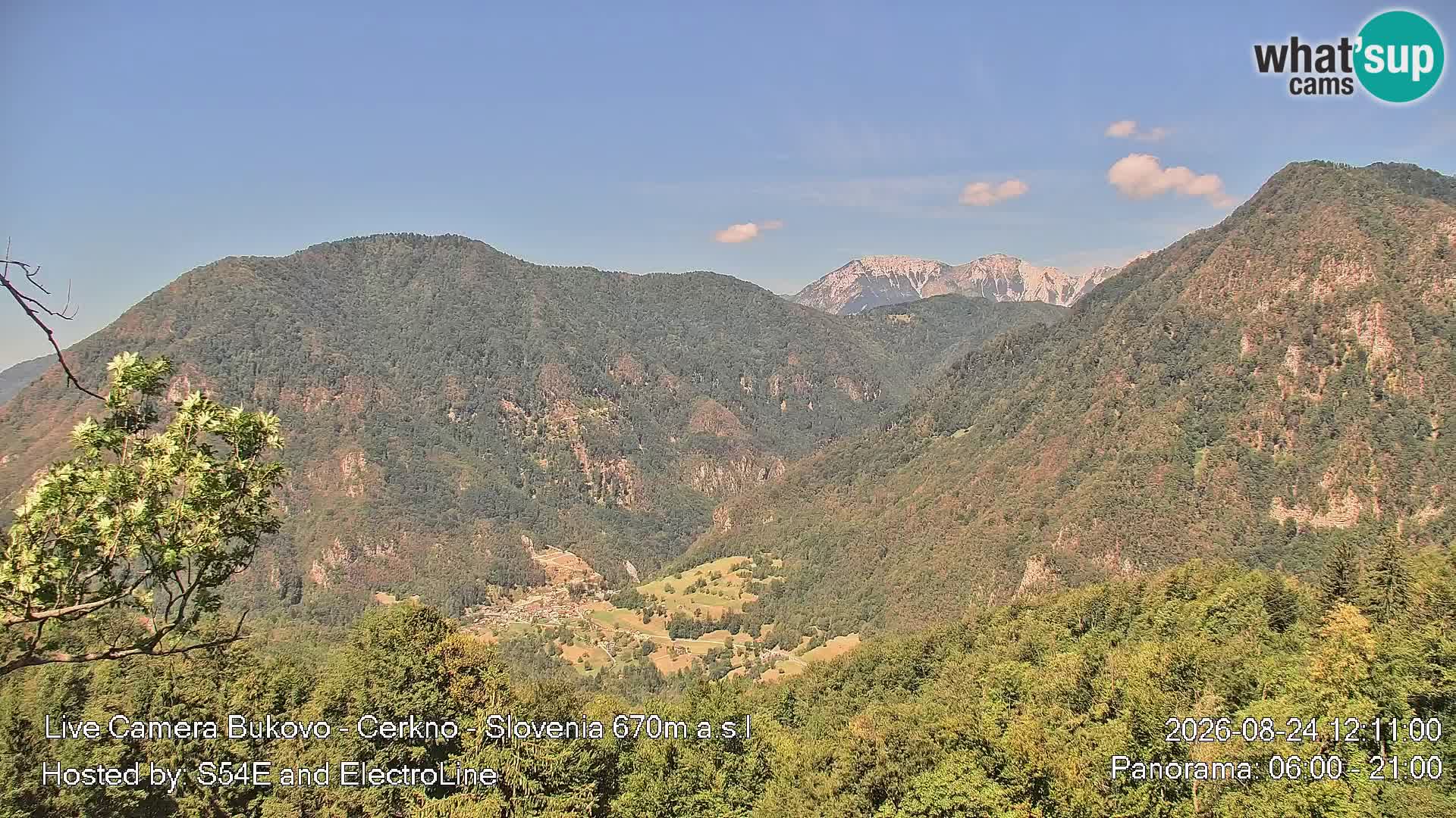 Webcam Bukovo – Baška grapa | Cerkno | Slovenia