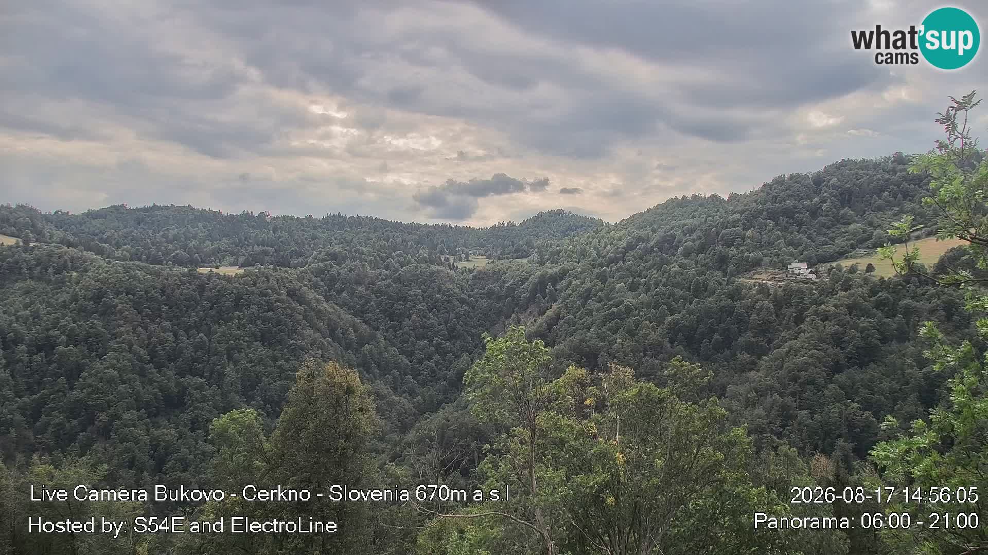 Webcam Bukovo – Baška grapa | Cerkno | Slovénie
