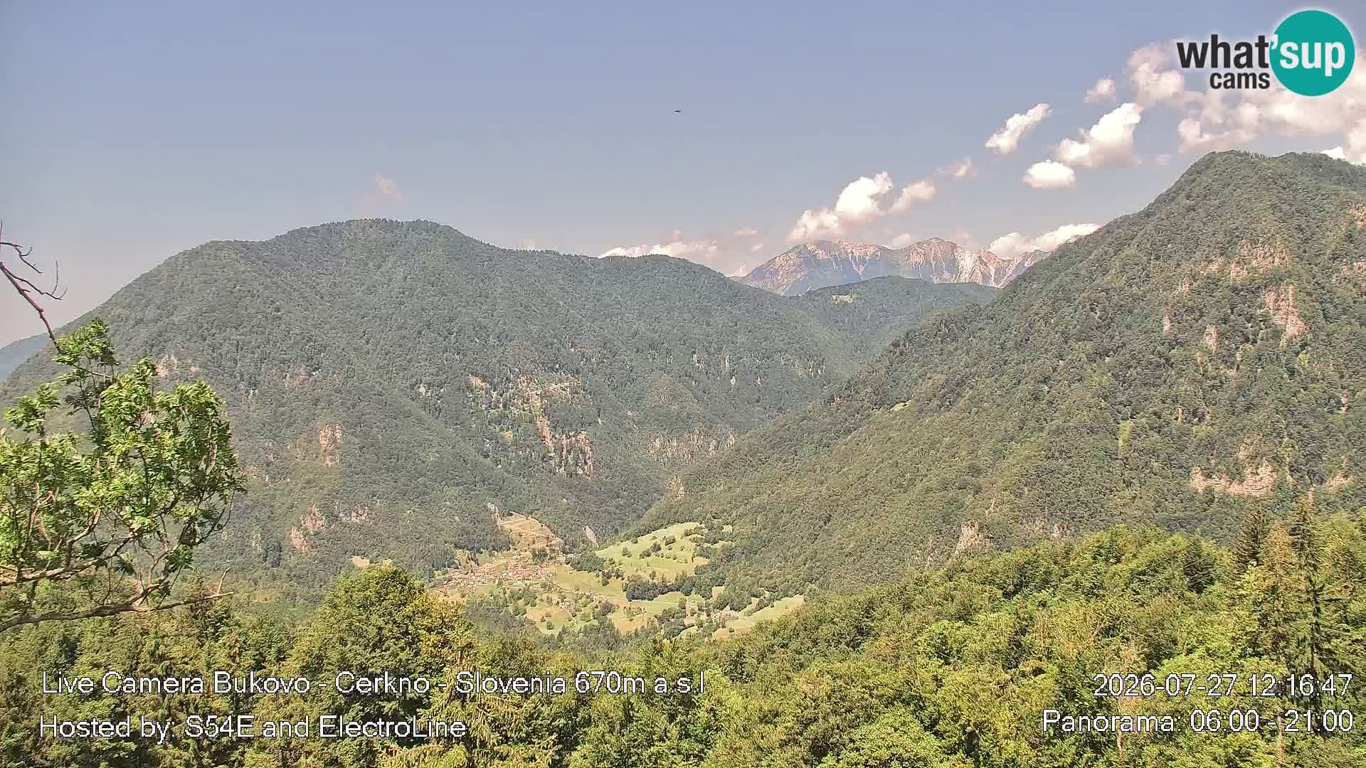 Webcam Bukovo – Baška grapa | Cerkno | Slovenia