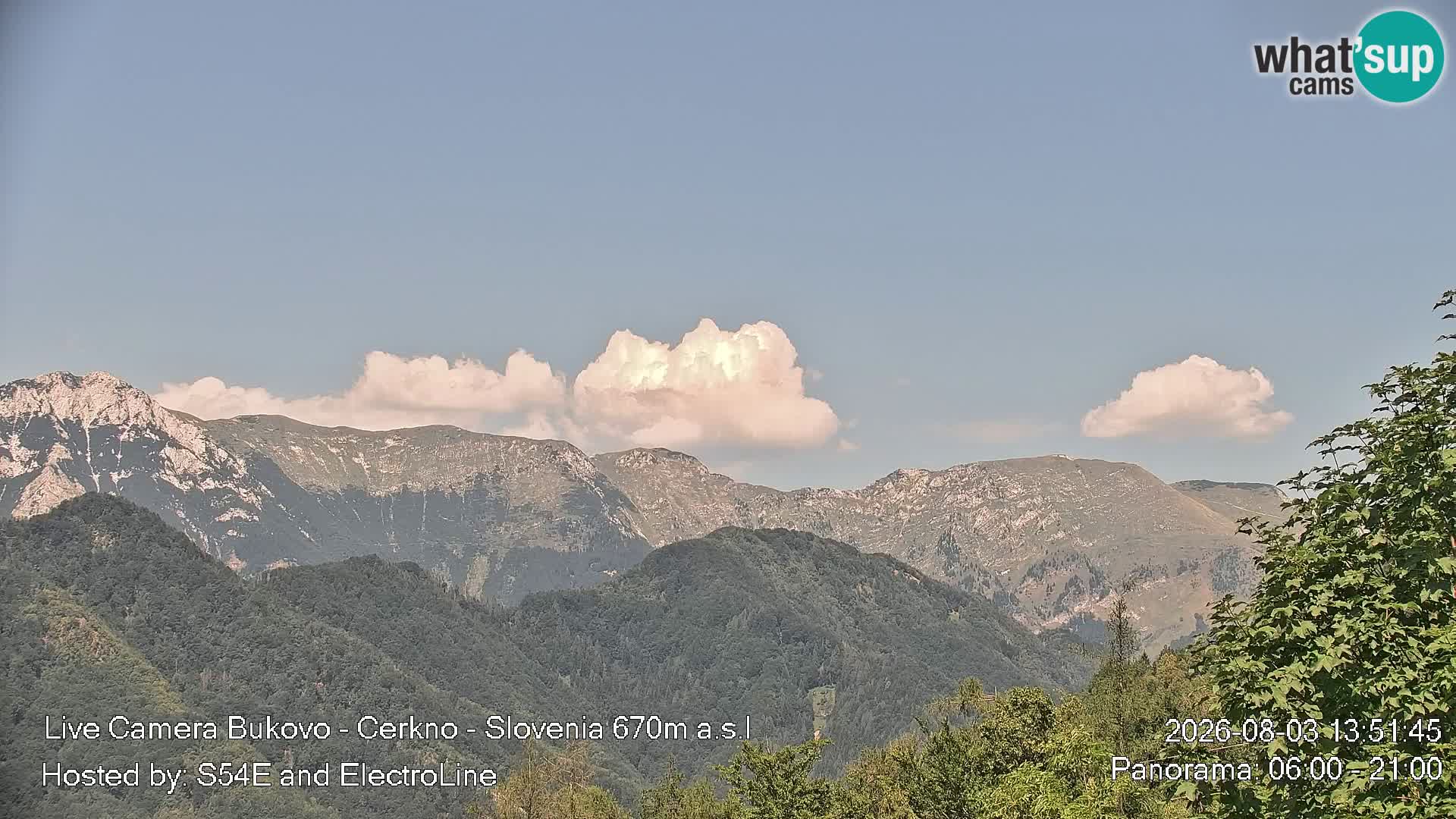 Webcam Bukovo – Baška grapa | Cerkno | Slovenia