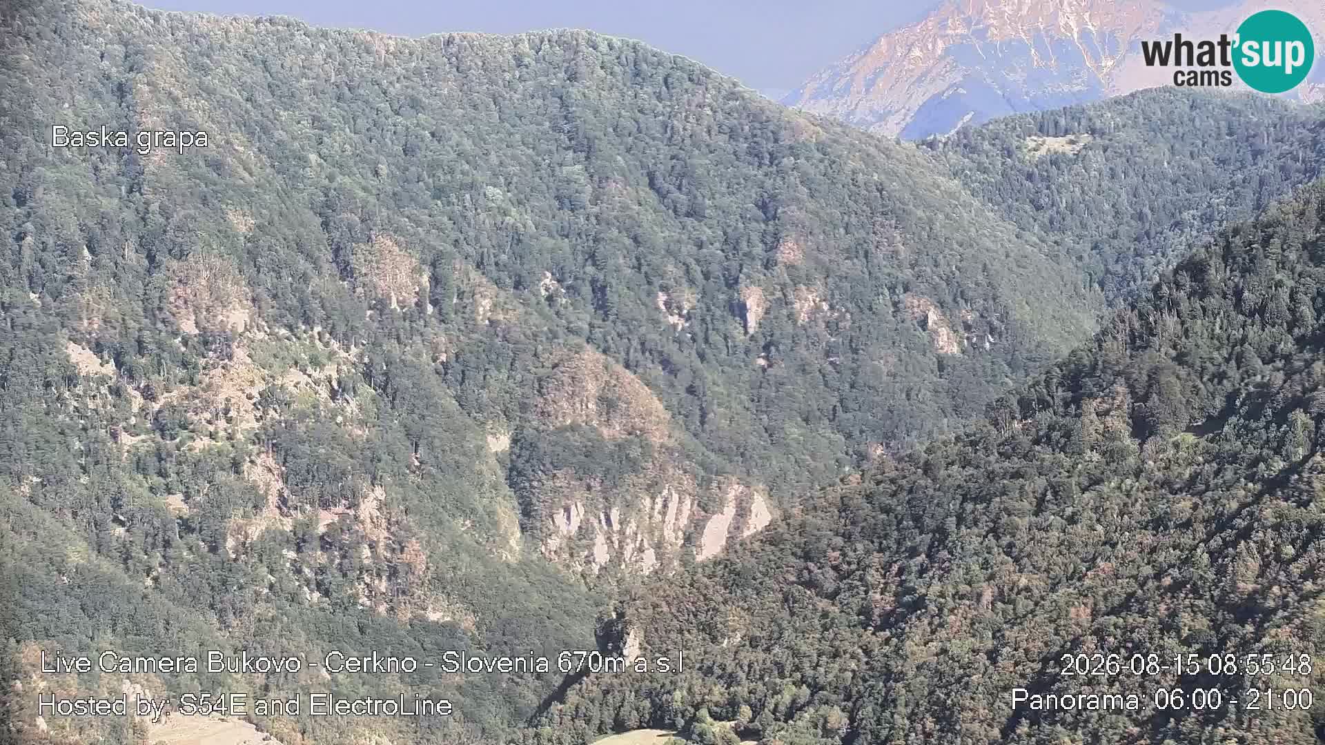 Webcam en vivo Bukovo – Baška grapa | Cerkno | Eslovenia