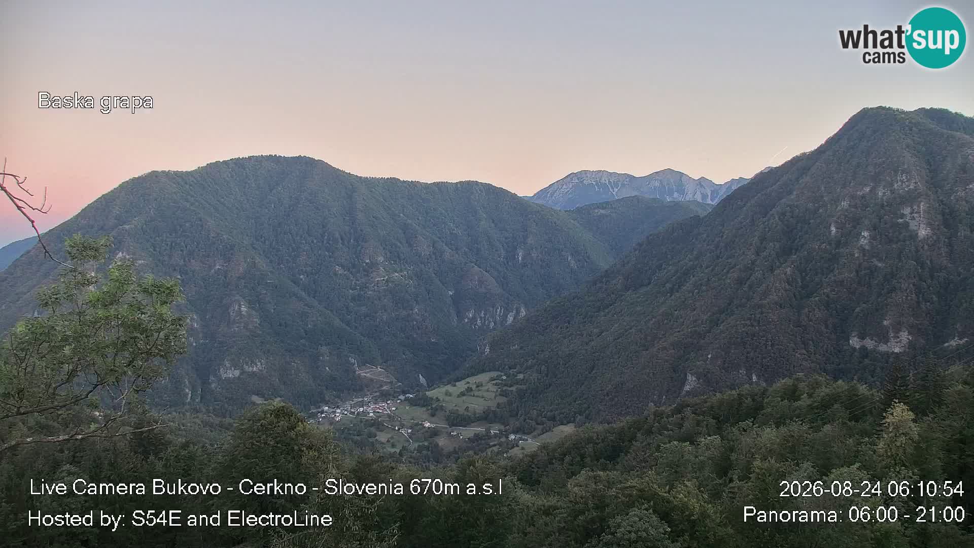 Webcam Bukovo – Baška grapa | Cerkno | Slovenia