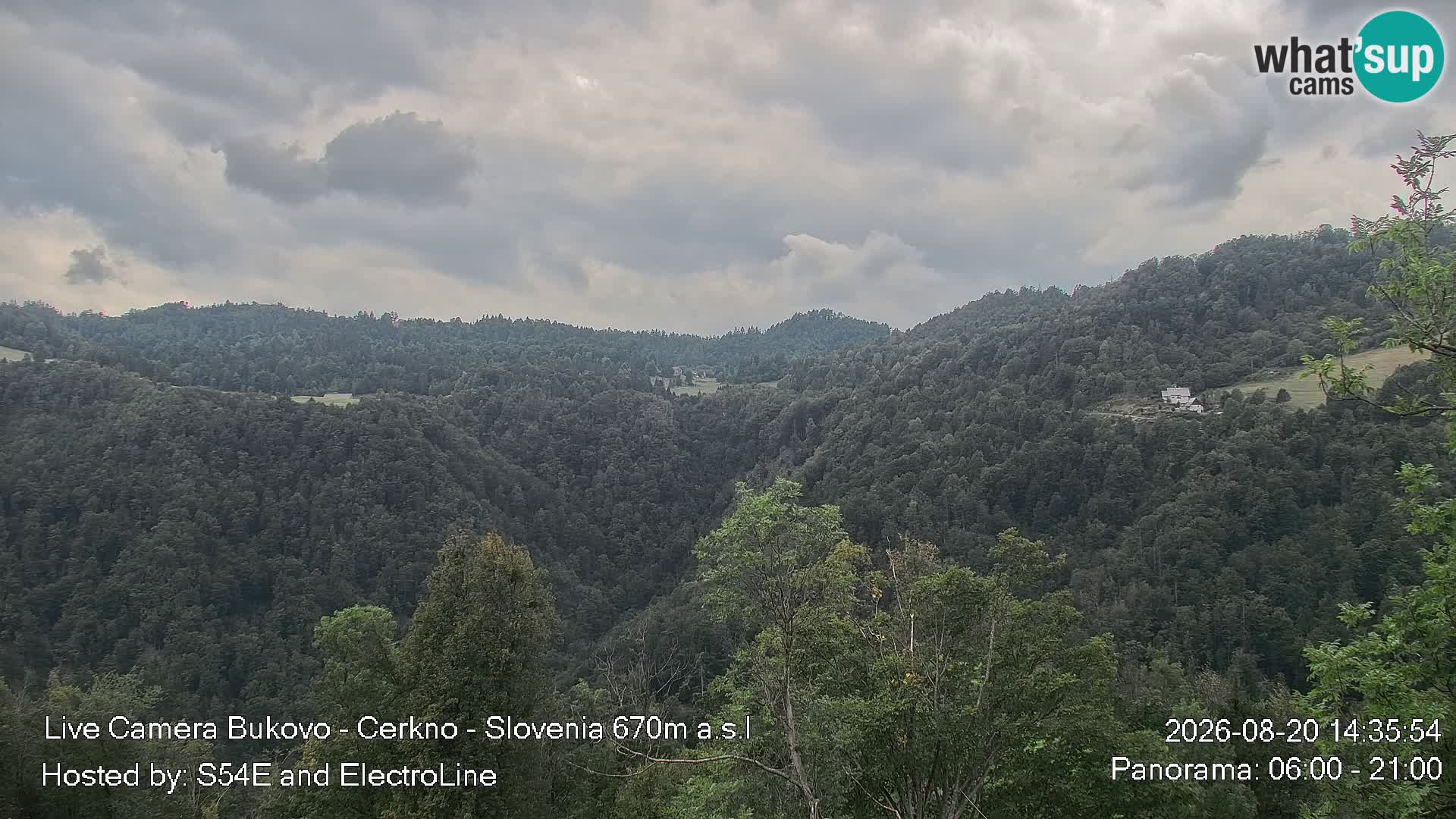 Webcam Bukovo – Baška grapa | Cerkno | Slovenia