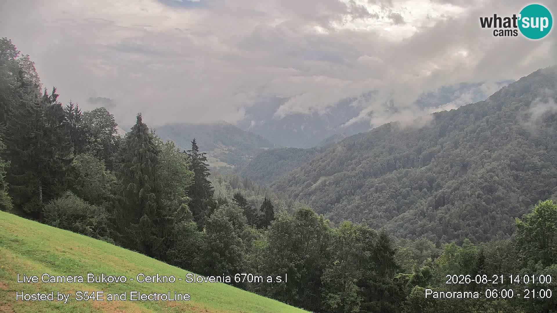 Bukovo Webcam – Baška grapa | Cerkno | Slowenien