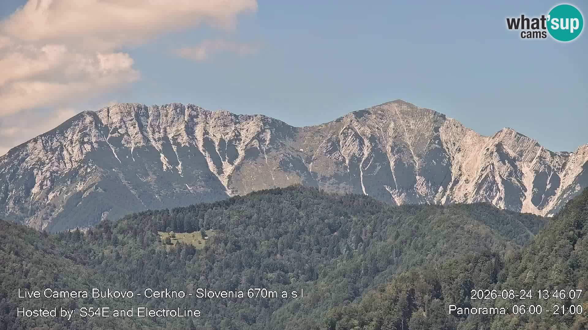 Webcam Bukovo – Baška grapa | Cerkno | Slovenia