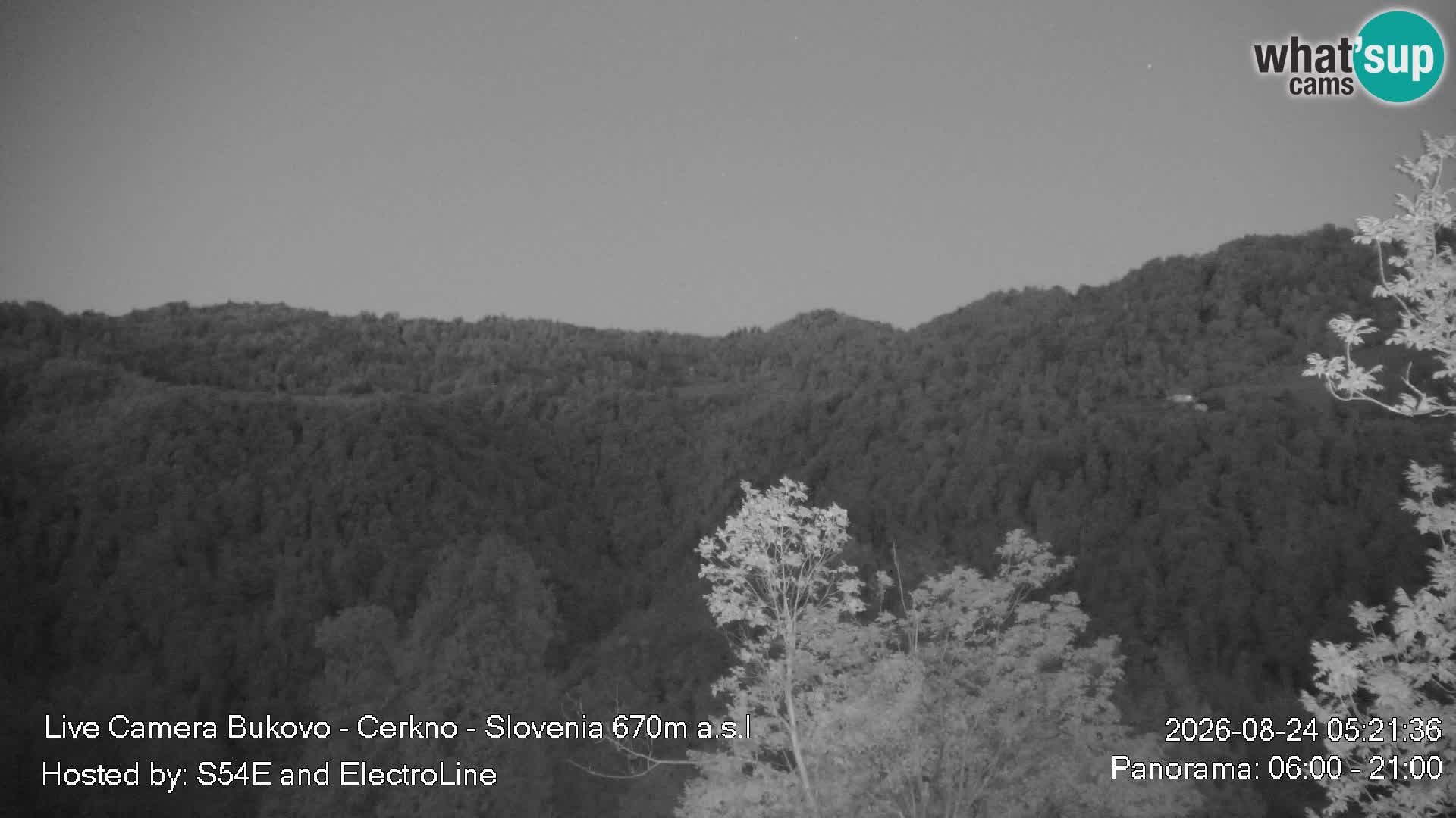 Web kamera Bukovo – Baška grapa | Cerkno | Slovenija