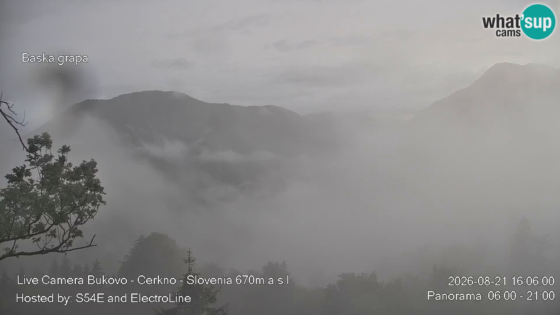 Webcam Bukovo – Baška grapa | Cerkno | Slovenia