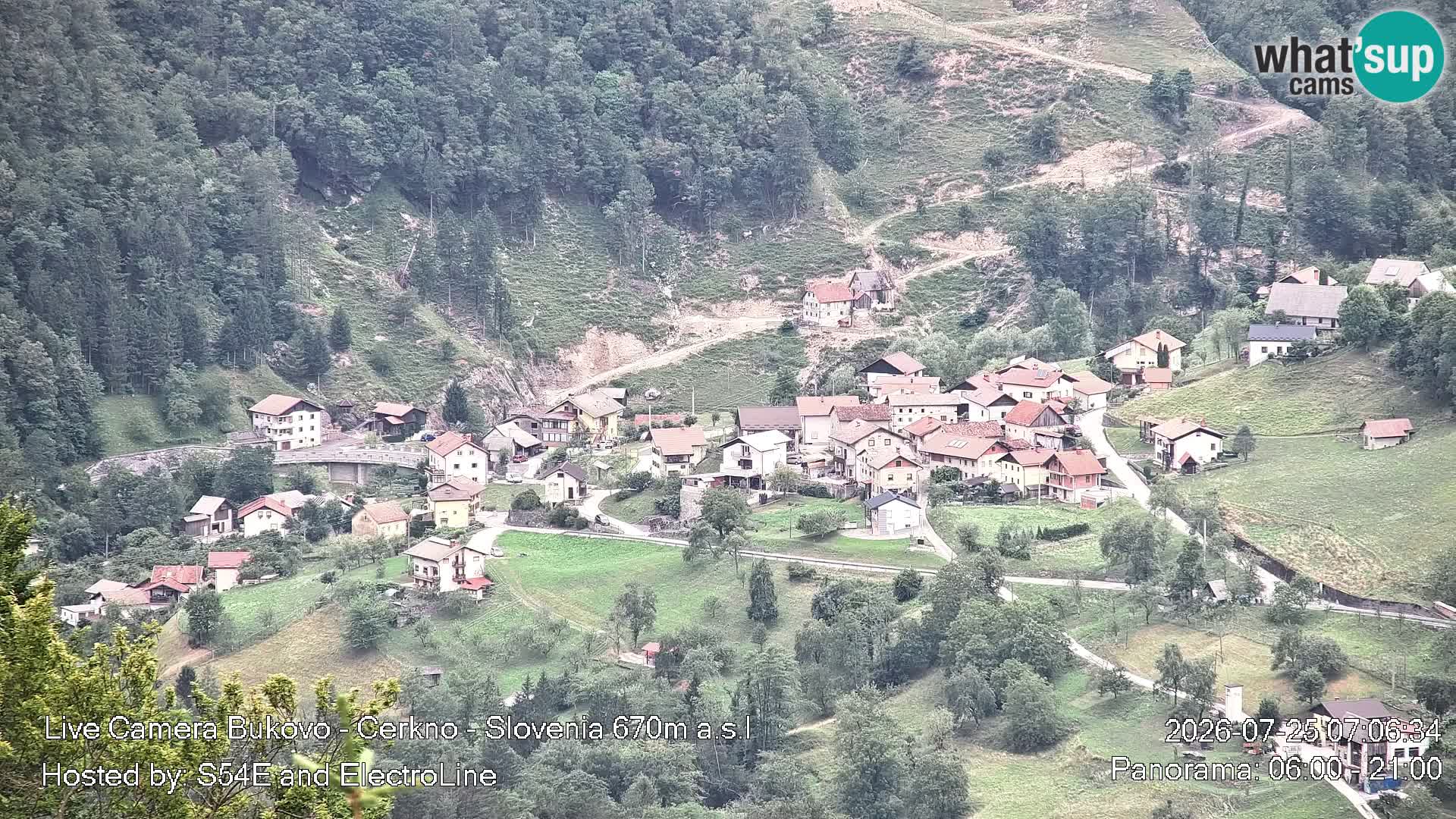 Webcam Bukovo – Baška grapa | Cerkno | Slovenia
