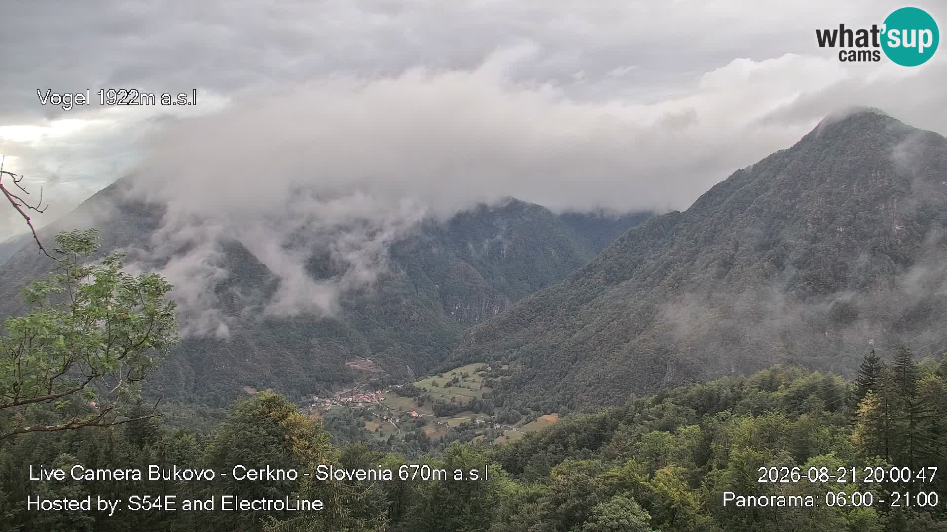 Bukovo Webcam – Baška grapa | Cerkno | Slowenien