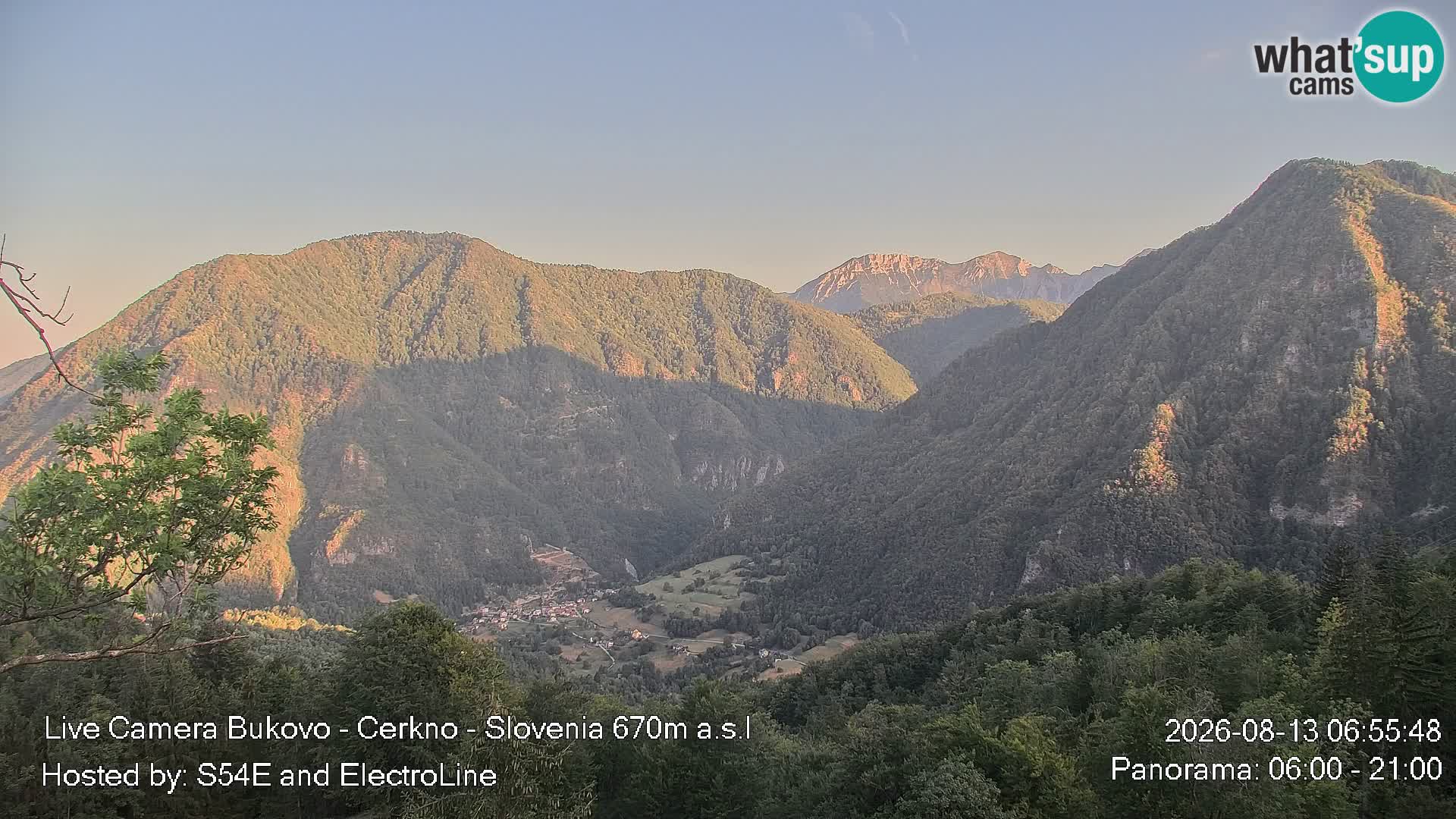 Webcam en vivo Bukovo – Baška grapa | Cerkno | Eslovenia