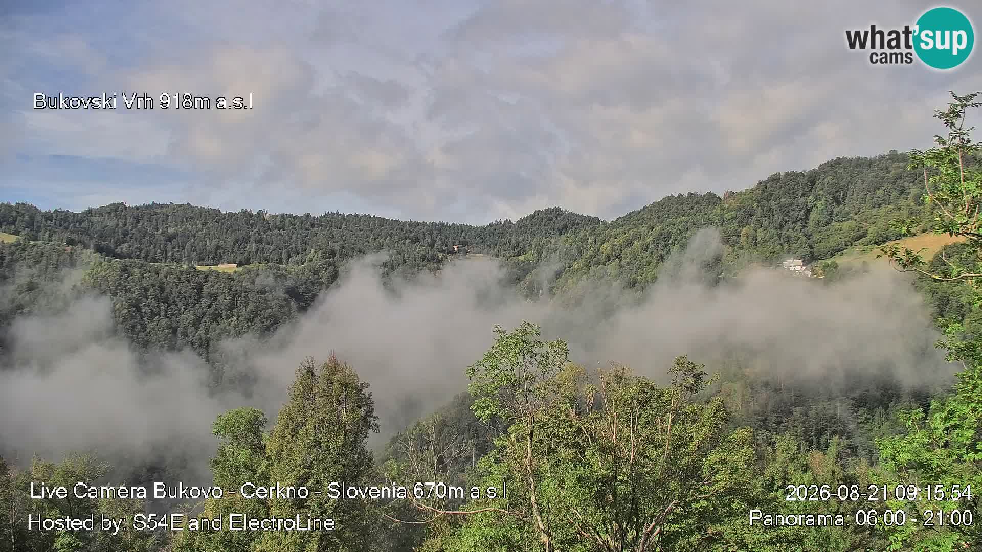 Webcam Bukovo – Baška grapa | Cerkno | Slovenia