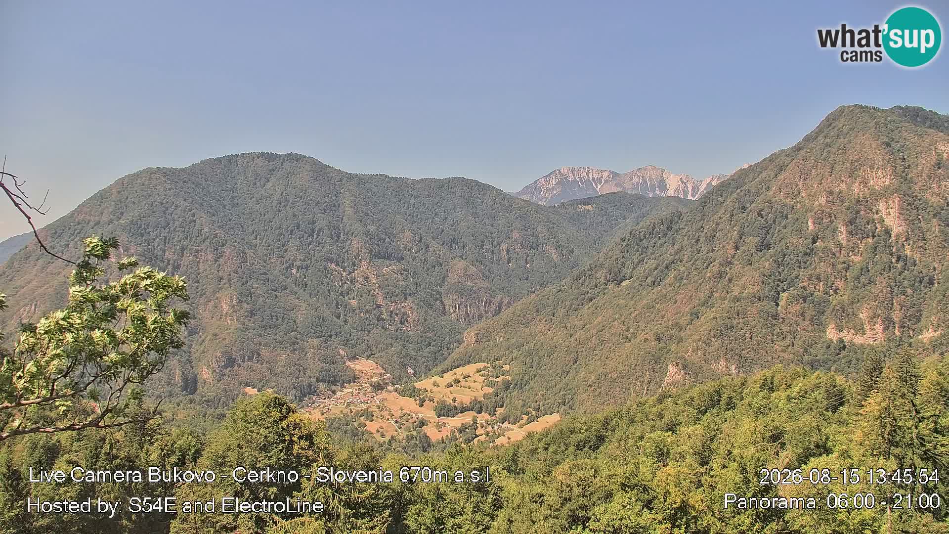 Webcam Bukovo – Baška grapa | Cerkno | Slovenia
