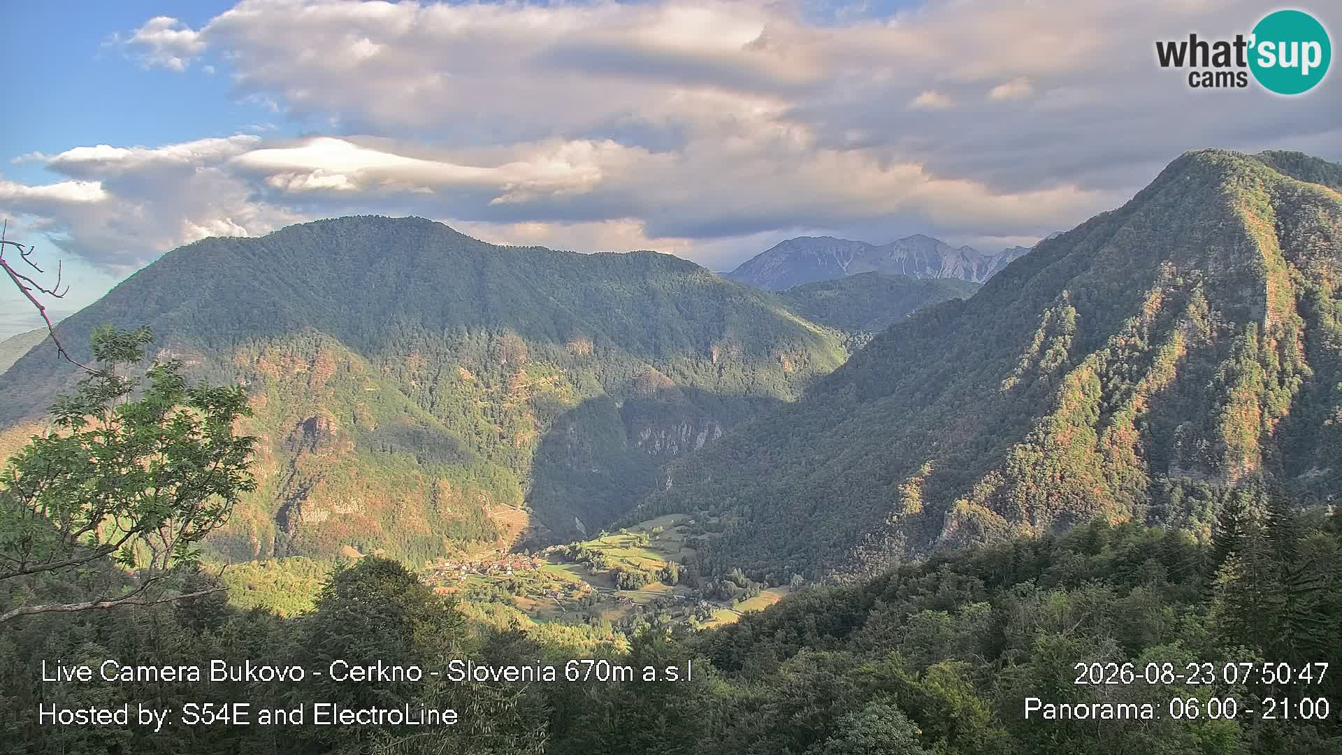 Webcam en vivo Bukovo – Baška grapa | Cerkno | Eslovenia