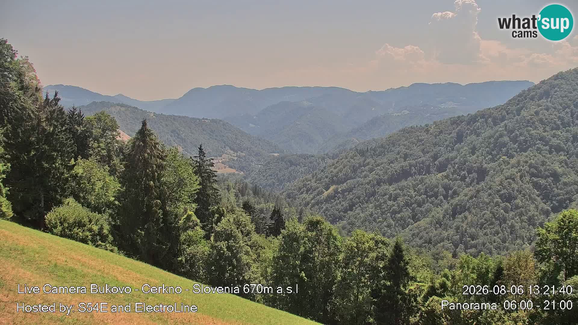 Web kamera Bukovo – Baška grapa | Cerkno | Slovenija
