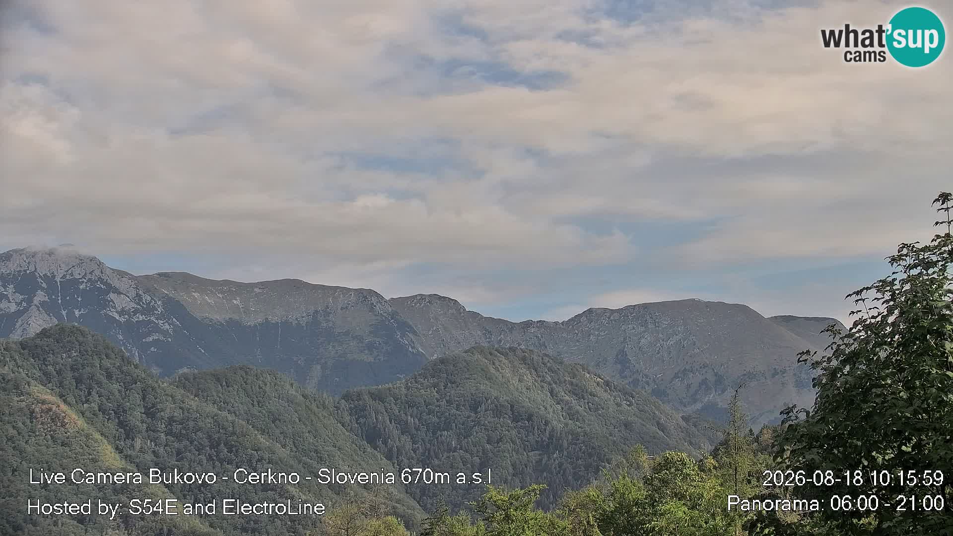 Webcam Bukovo – Baška grapa | Cerkno | Slovenia
