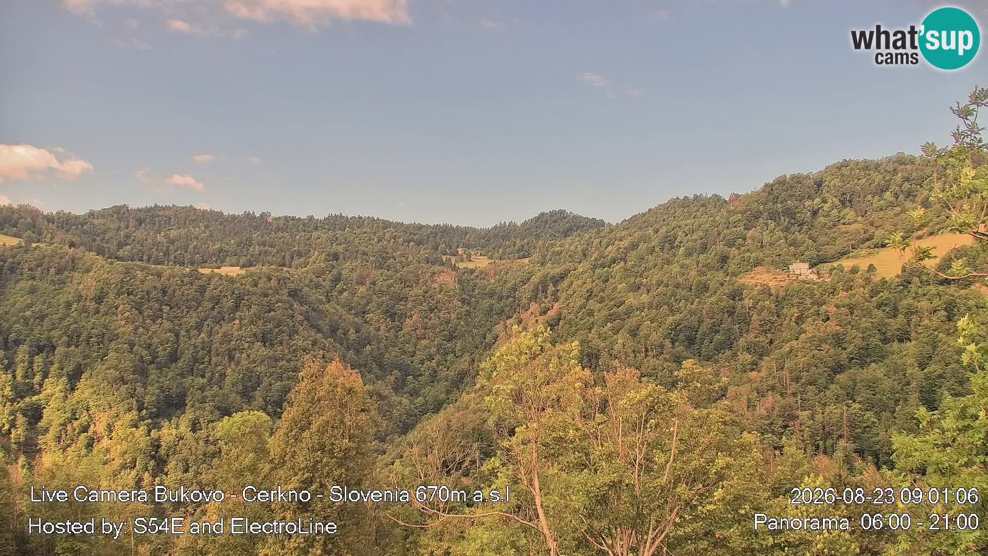 Webcam Bukovo – Baška grapa | Cerkno | Slovenia