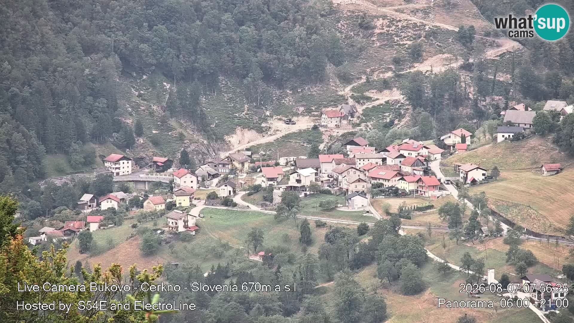 Webcam Bukovo – Baška grapa | Cerkno | Slovenia