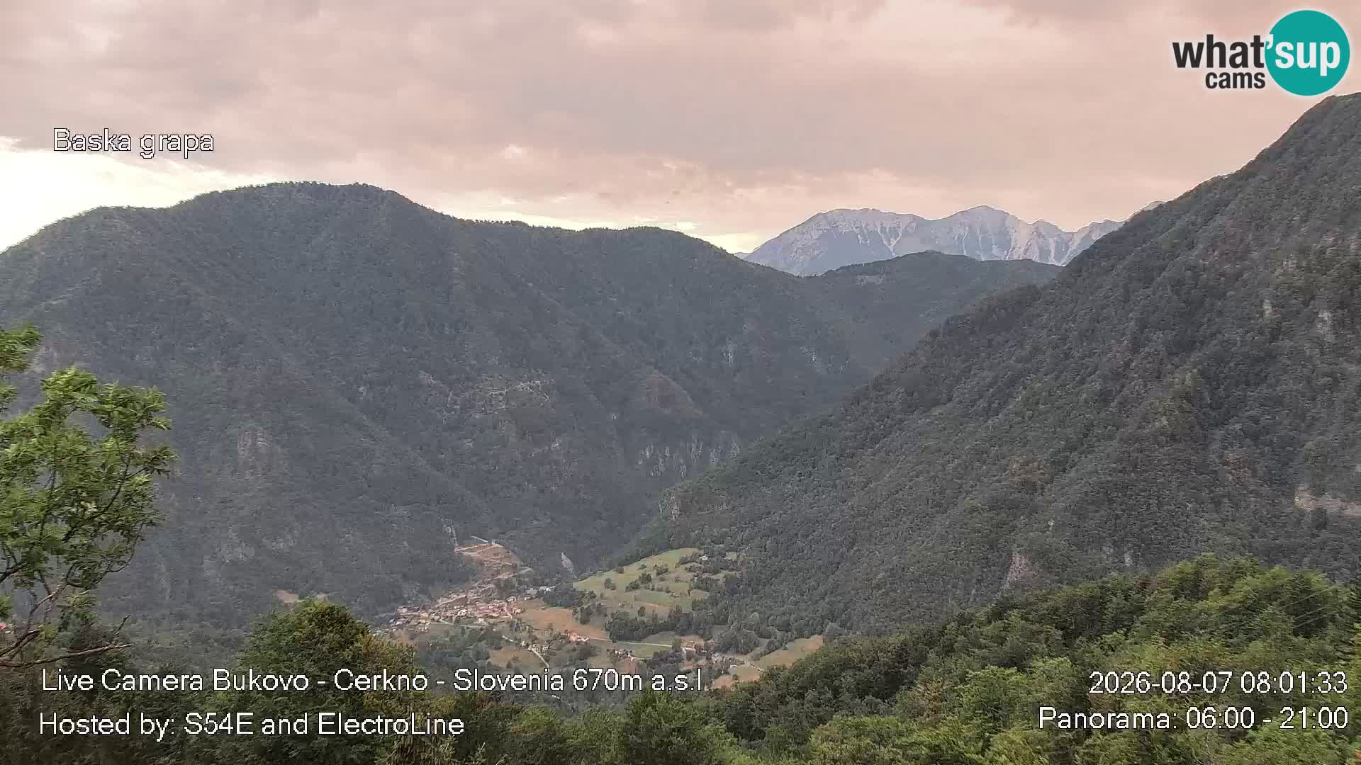 Bukovo Webcam – Baška grapa | Cerkno | Slowenien