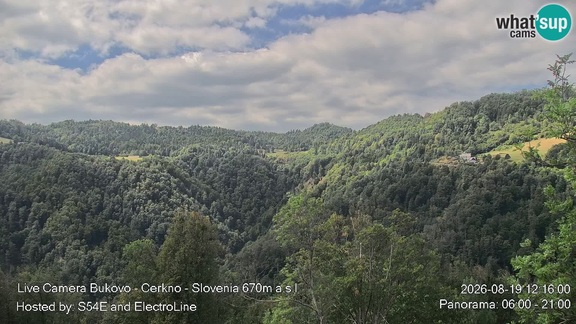 Webcam Bukovo – Baška grapa | Cerkno | Slovenia