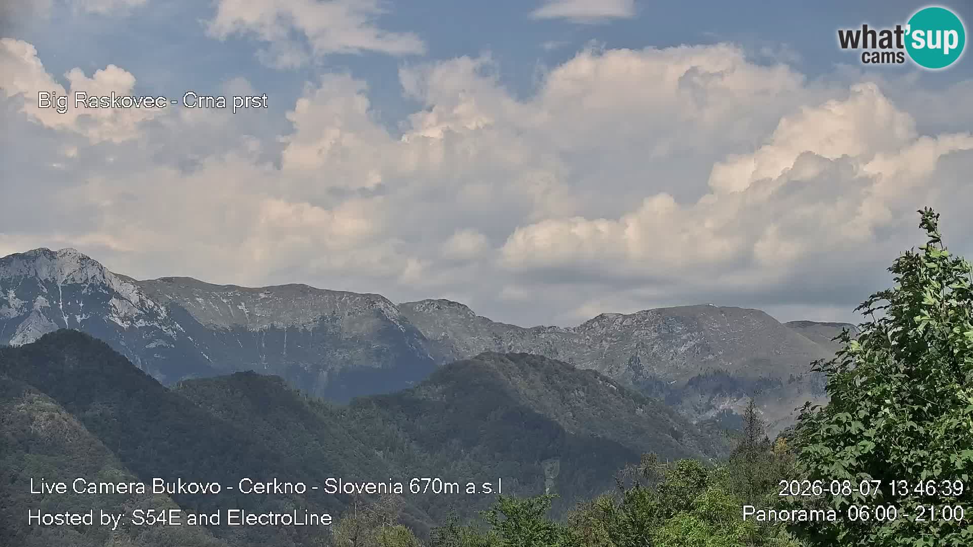 Webcam Bukovo – Baška grapa | Cerkno | Slovenia