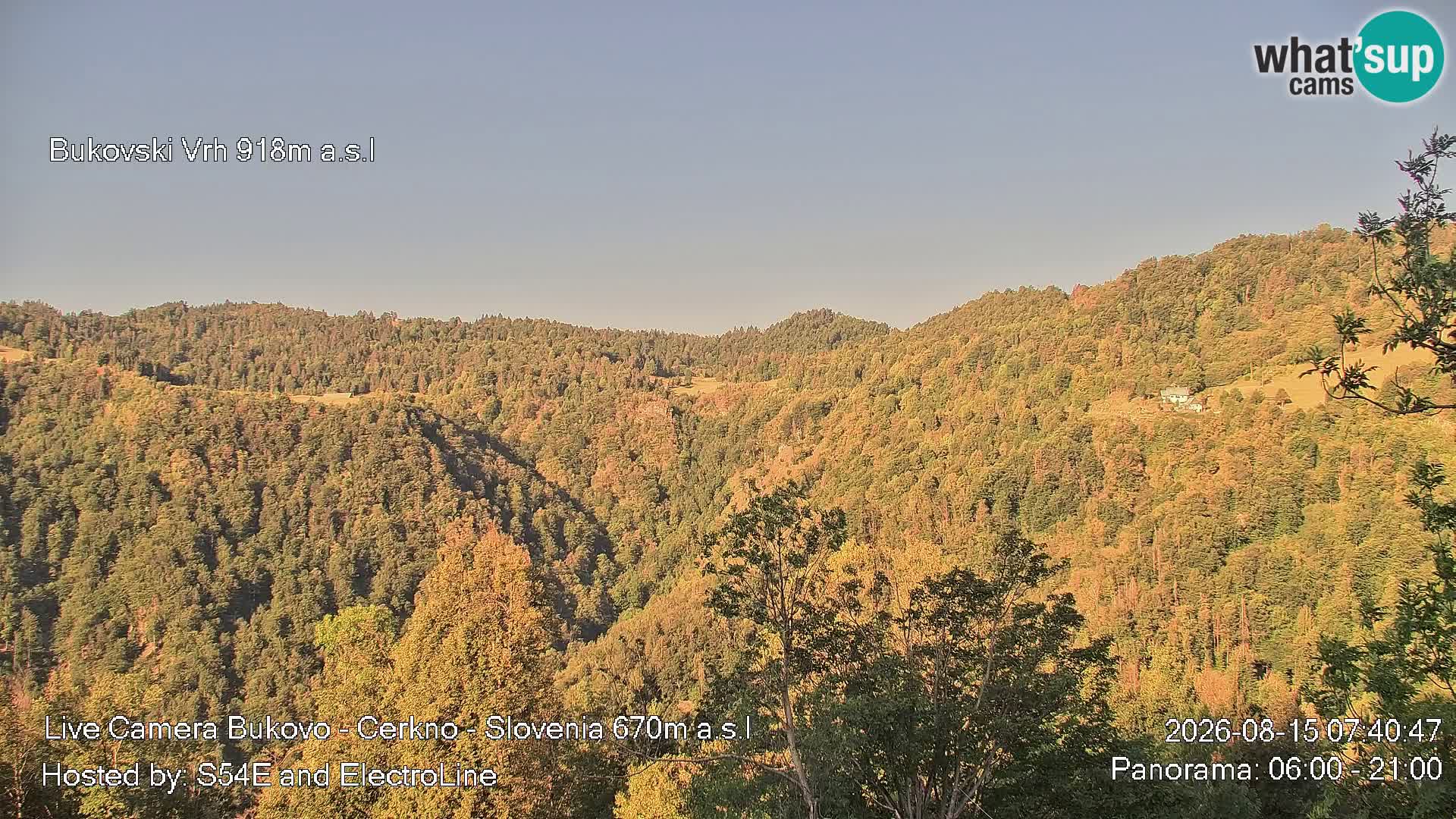 Webcam Bukovo – Baška grapa | Cerkno | Slovenia