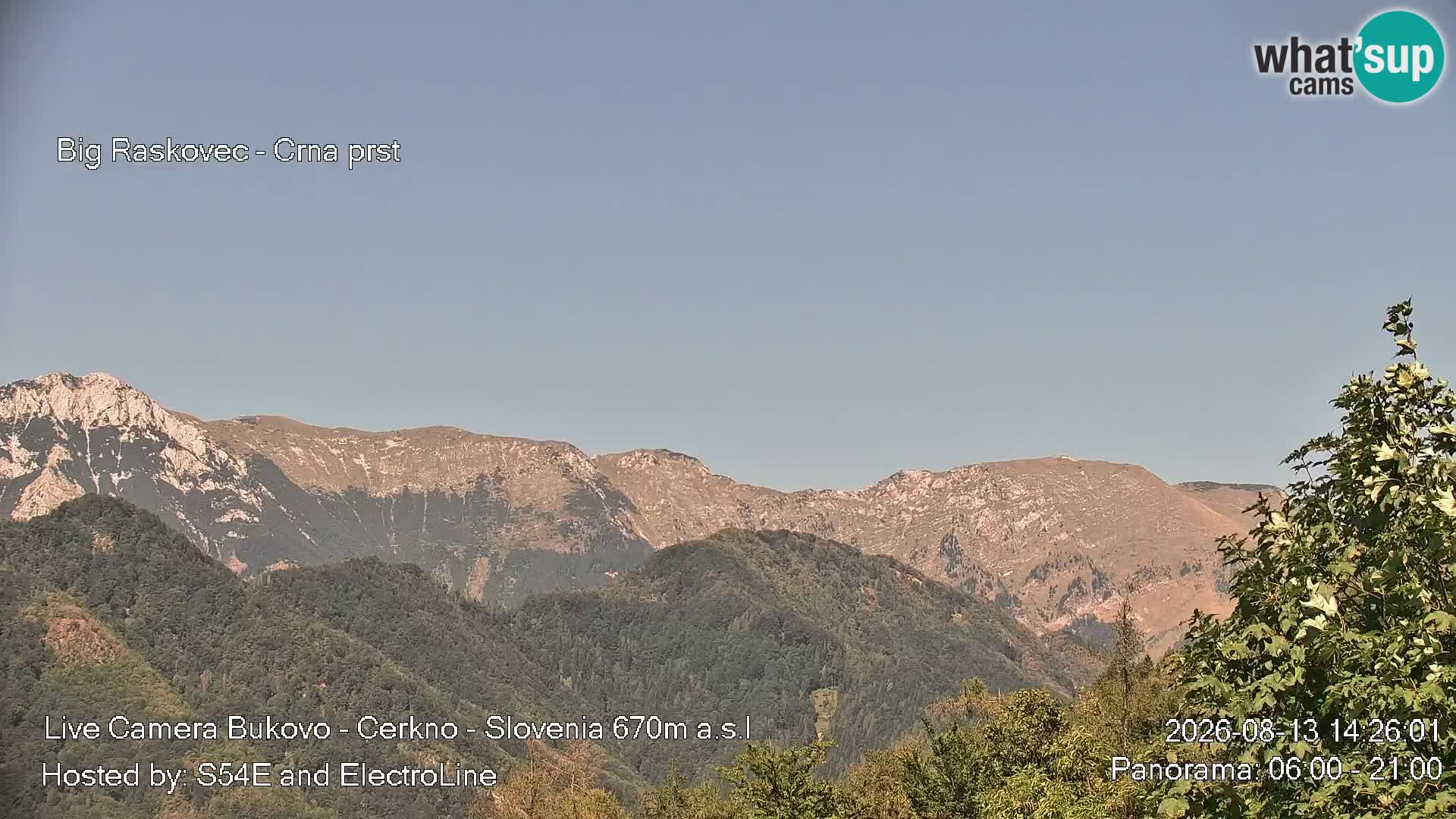 Webcam Bukovo – Baška grapa | Cerkno | Slovenia