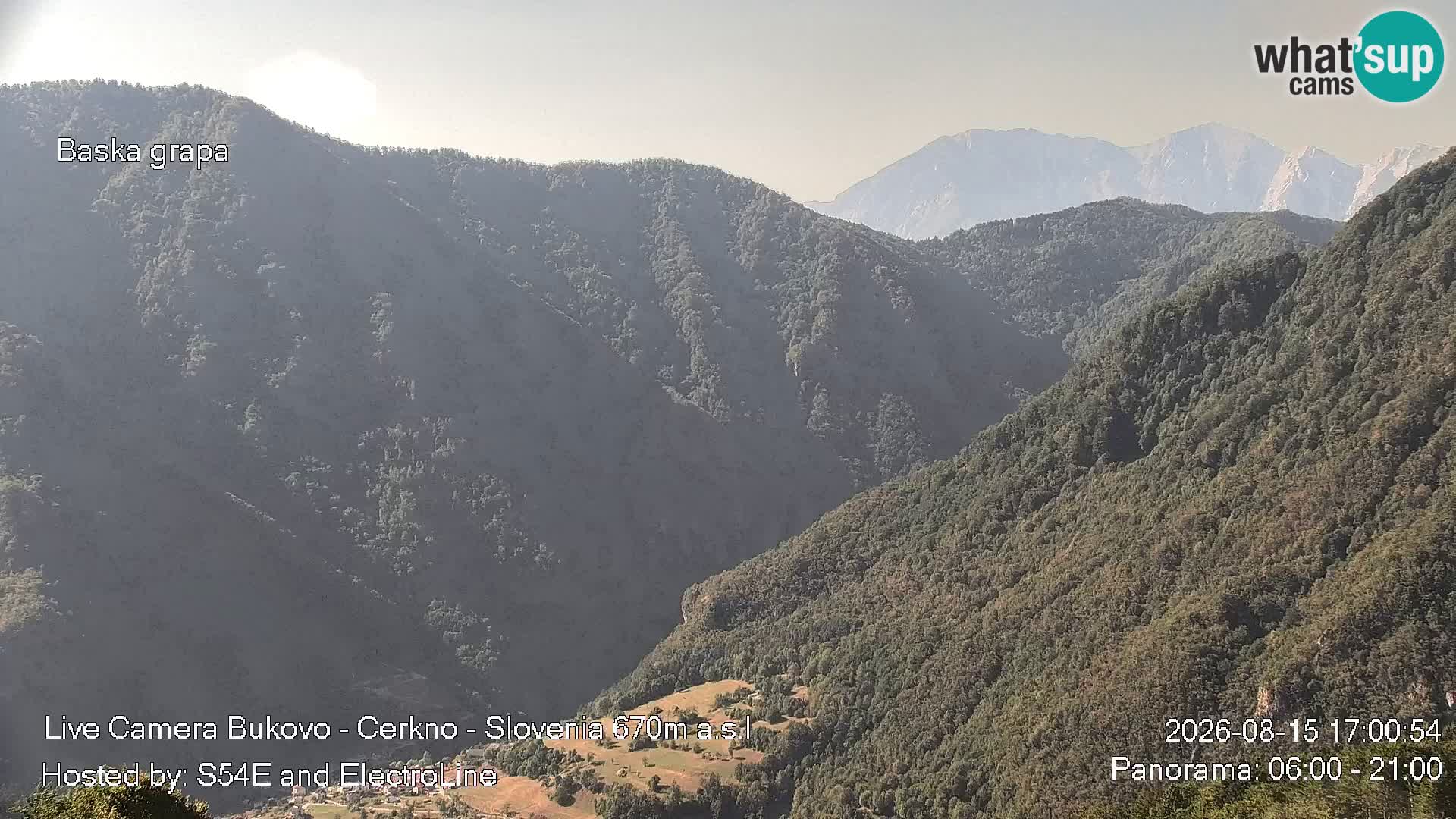 Webcam Bukovo – Baška grapa | Cerkno | Slovenia