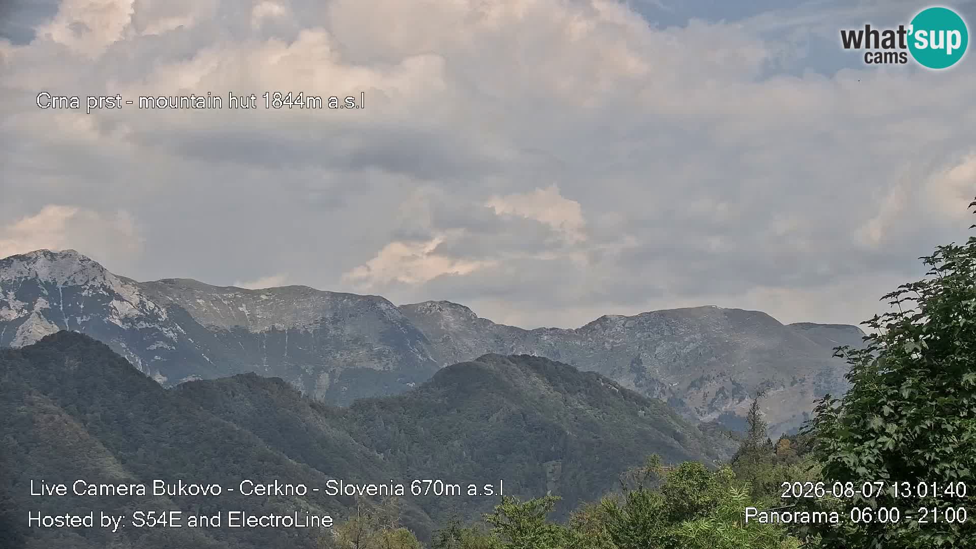 Webcam Bukovo – Baška grapa | Cerkno | Slovenia