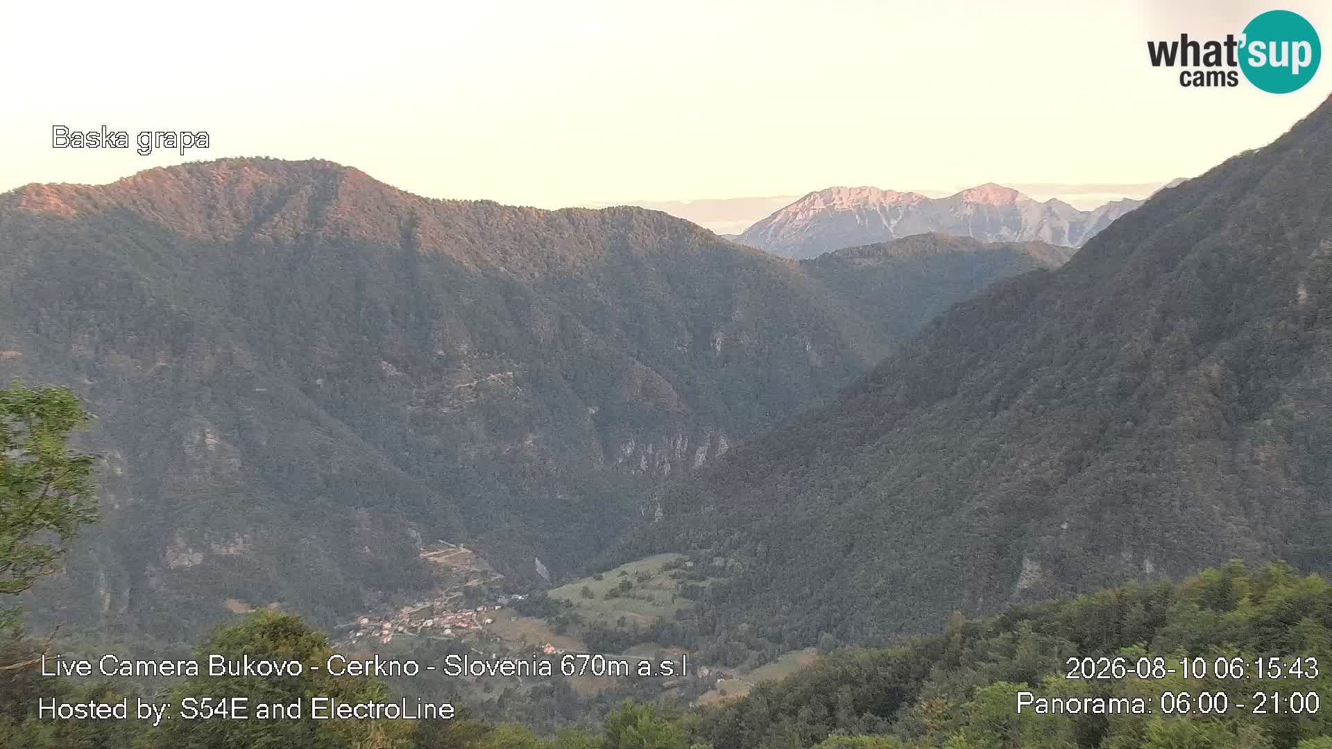 Webcam Bukovo – Baška grapa | Cerkno | Slovénie