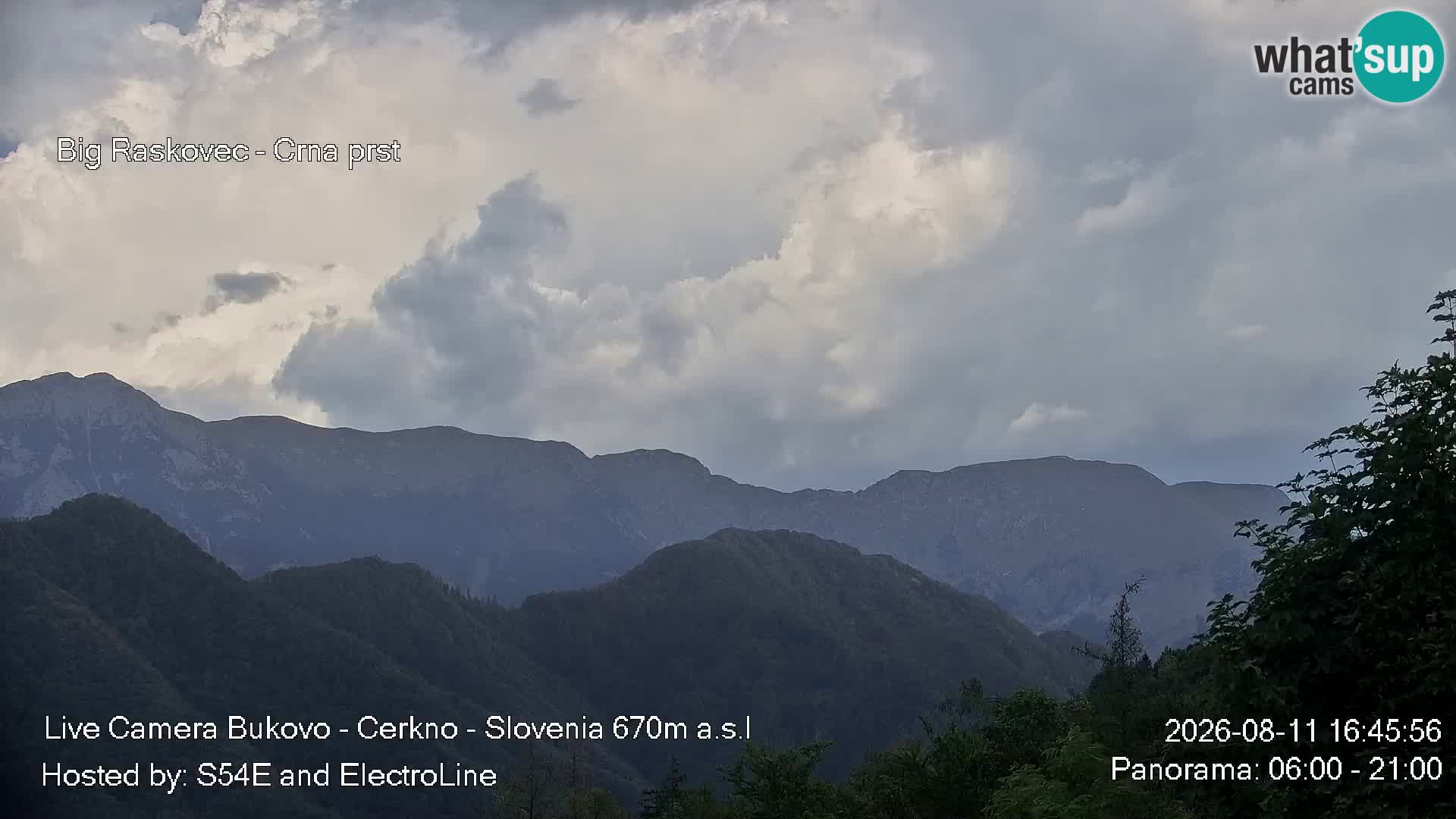 Webcam Bukovo – Baška grapa | Cerkno | Slovenia