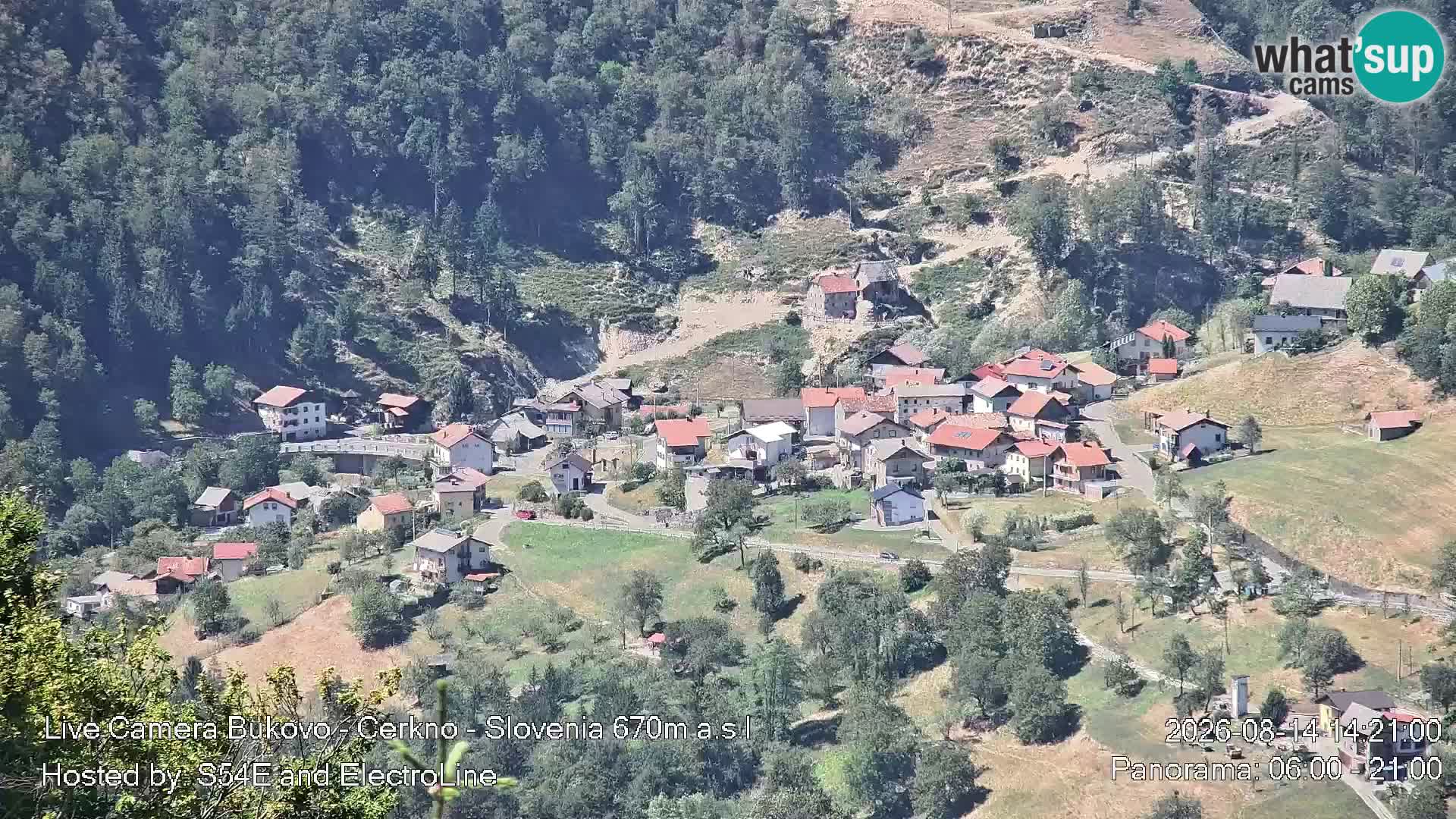 Bukovo Webcam – Baška grapa | Cerkno | Slowenien