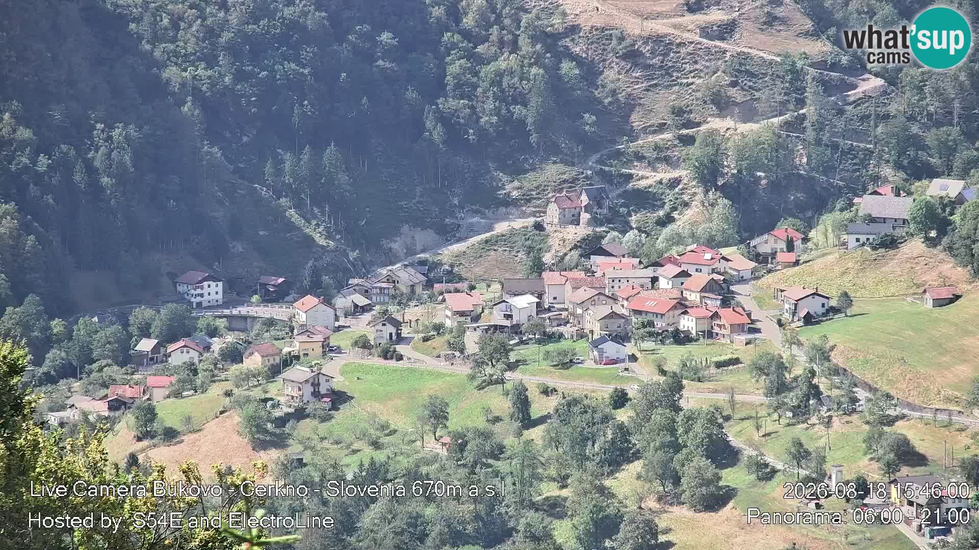 Bukovo Webcam – Baška grapa | Cerkno | Slowenien