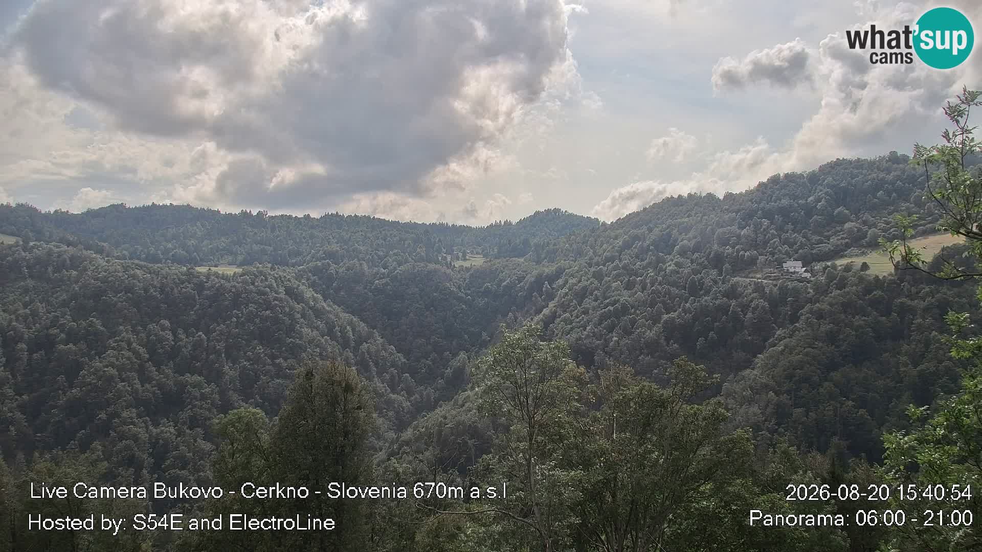 Webcam Bukovo – Baška grapa | Cerkno | Slovenia
