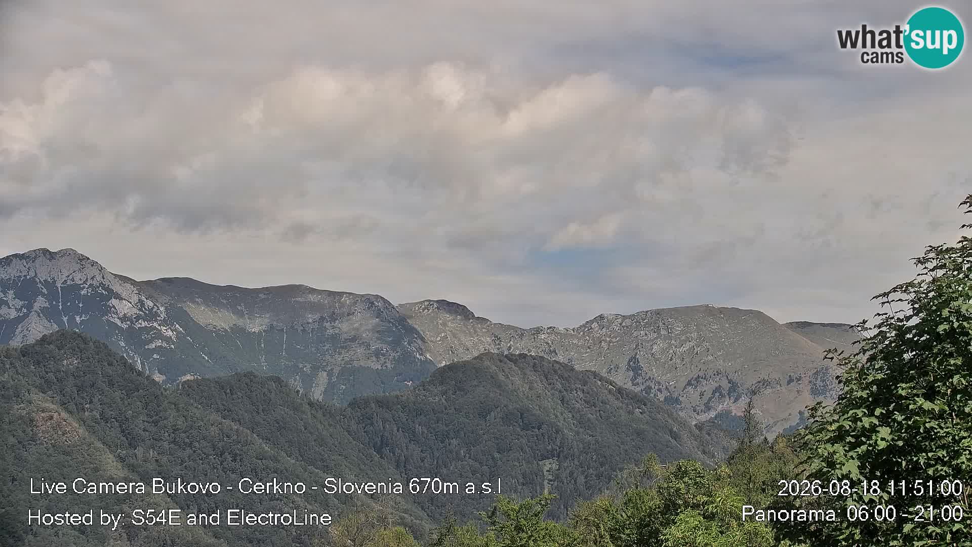 Webcam Bukovo – Baška grapa | Cerkno | Slovenia