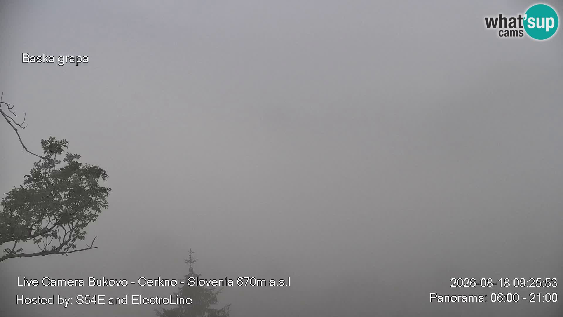 Bukovo Webcam – Baška grapa | Cerkno | Slowenien