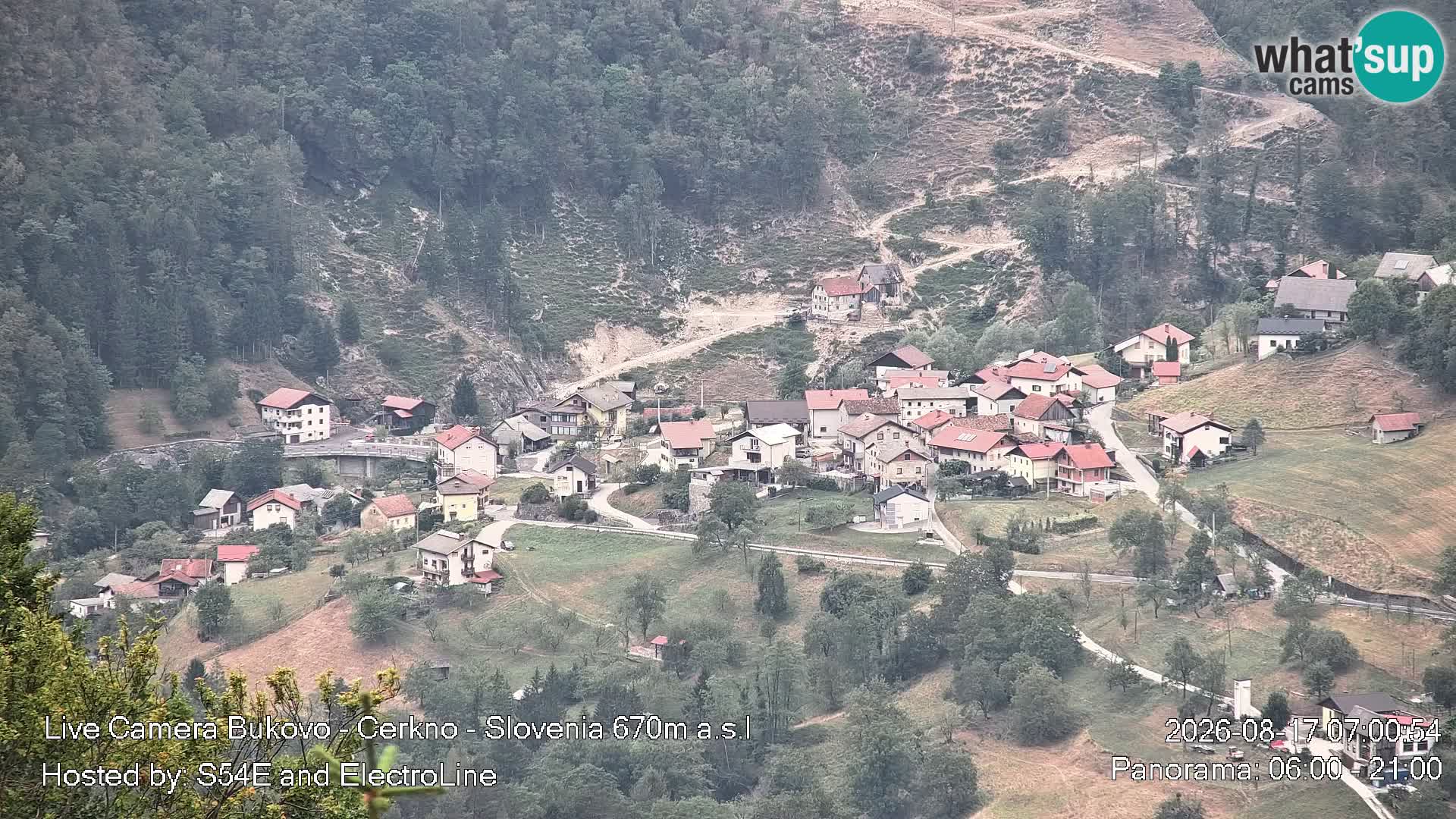 Bukovo Webcam – Baška grapa | Cerkno | Slowenien