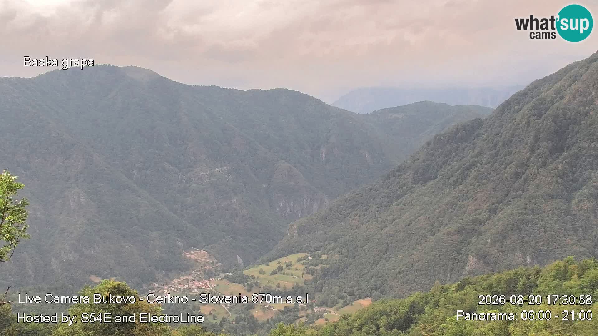 Kamera Bukovo – Baška grapa | Cerkno