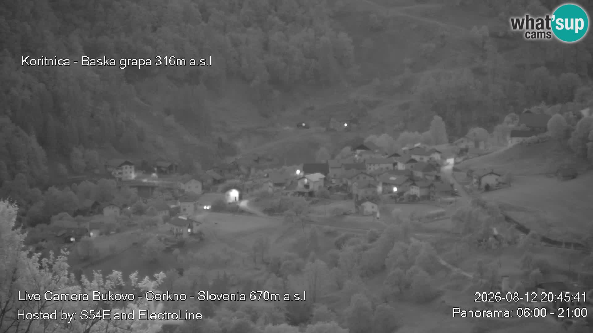 Webcam en vivo Bukovo – Baška grapa | Cerkno | Eslovenia