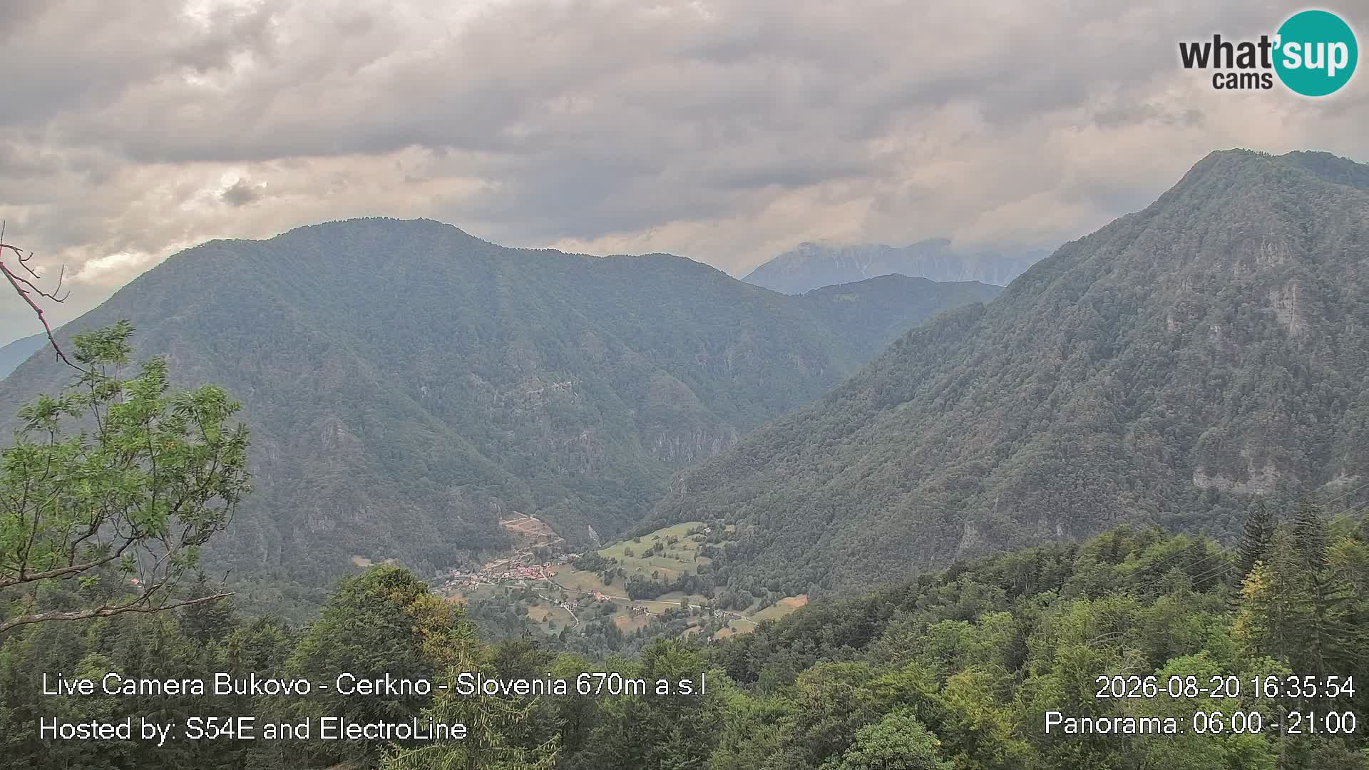 Bukovo Webcam – Baška grapa | Cerkno | Slowenien