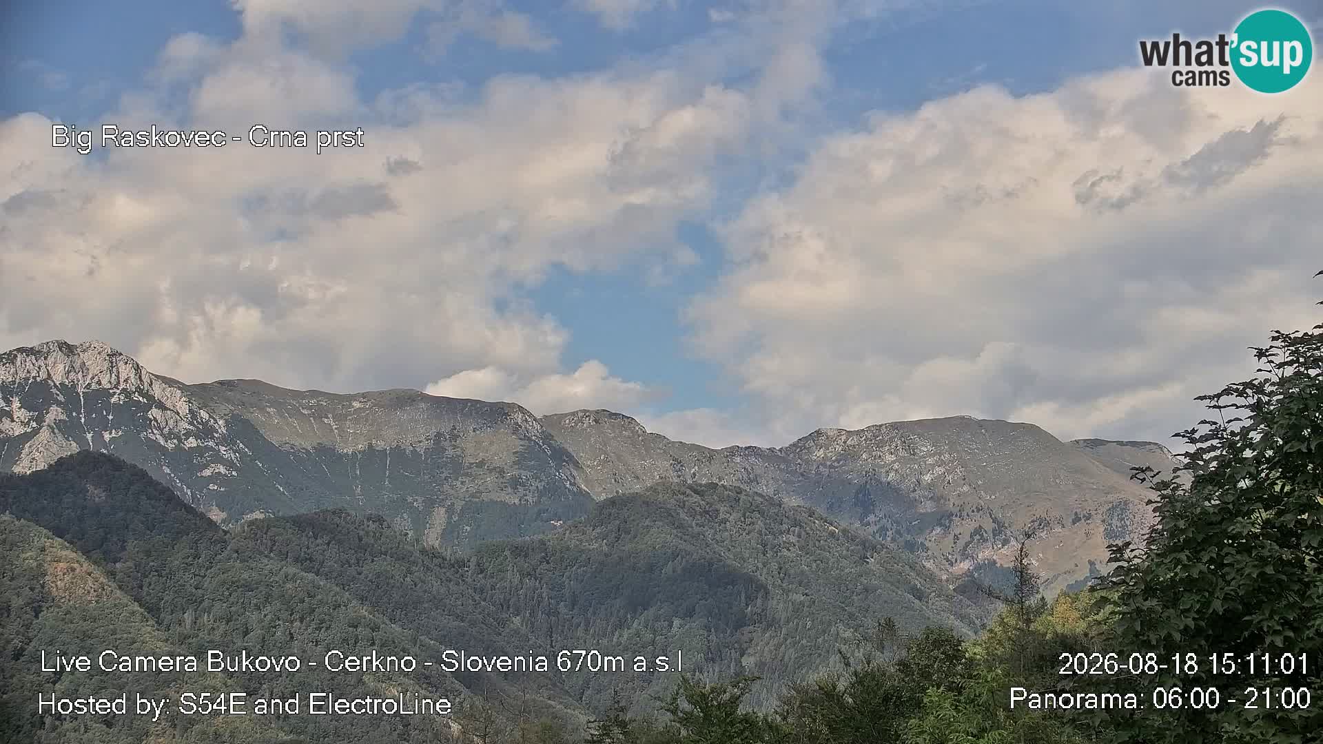 Bukovo Webcam – Baška grapa | Cerkno | Slowenien