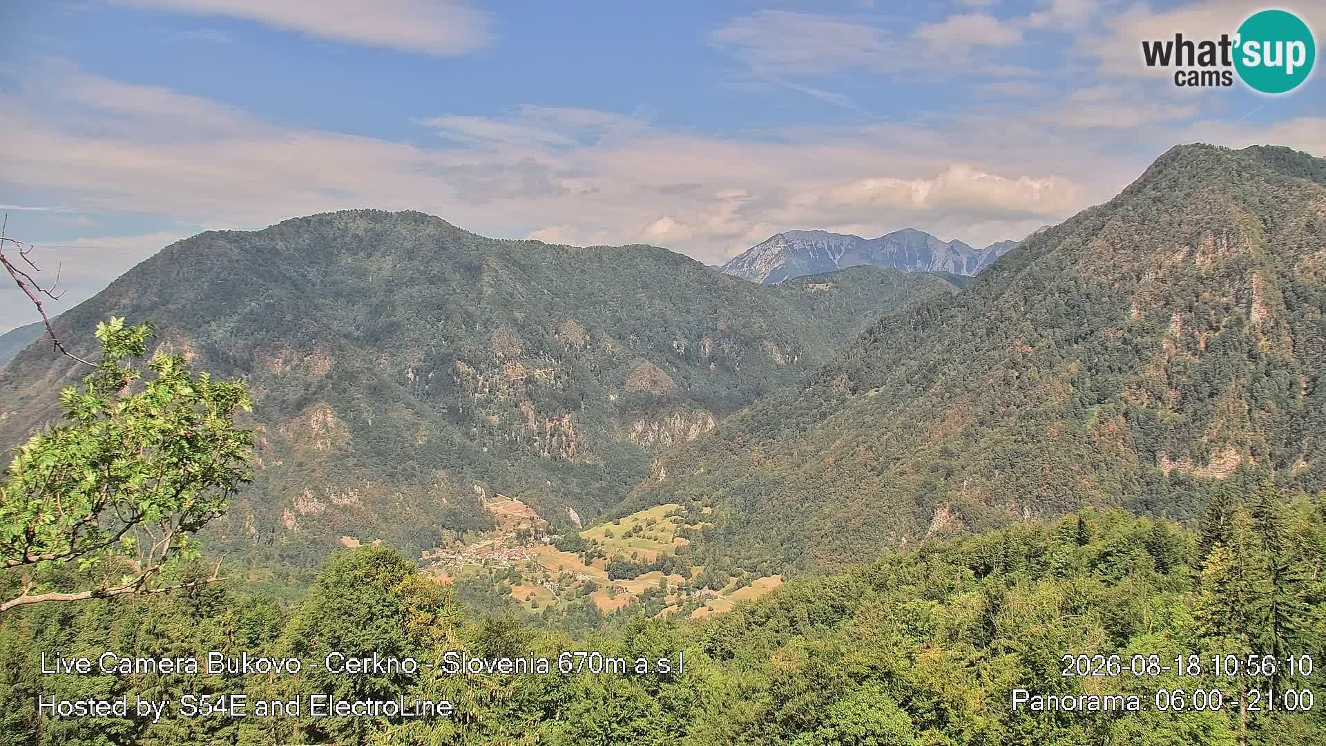 Webcam en vivo Bukovo – Baška grapa | Cerkno | Eslovenia