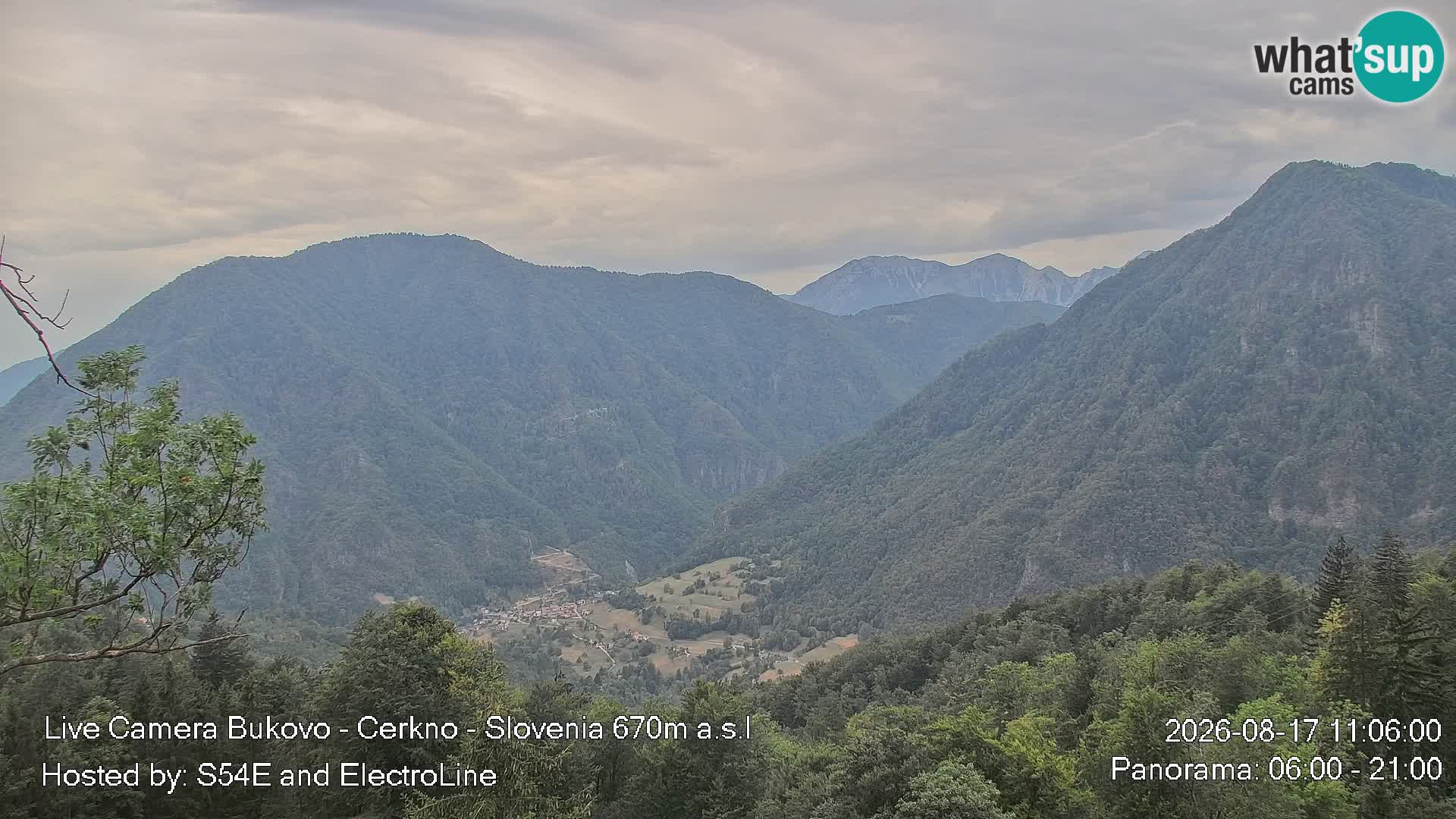 Webcam Bukovo – Baška grapa | Cerkno | Slovenia