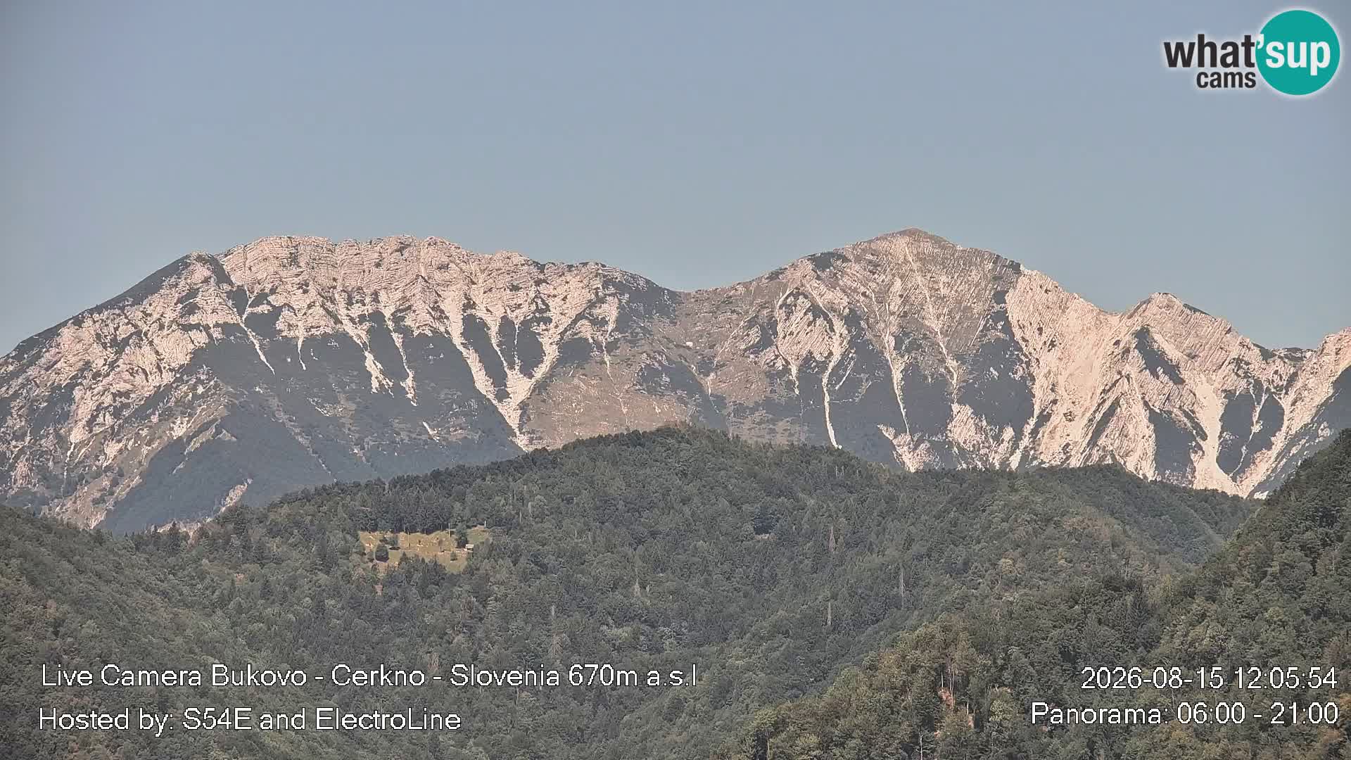 Webcam Bukovo – Baška grapa | Cerkno | Slovénie